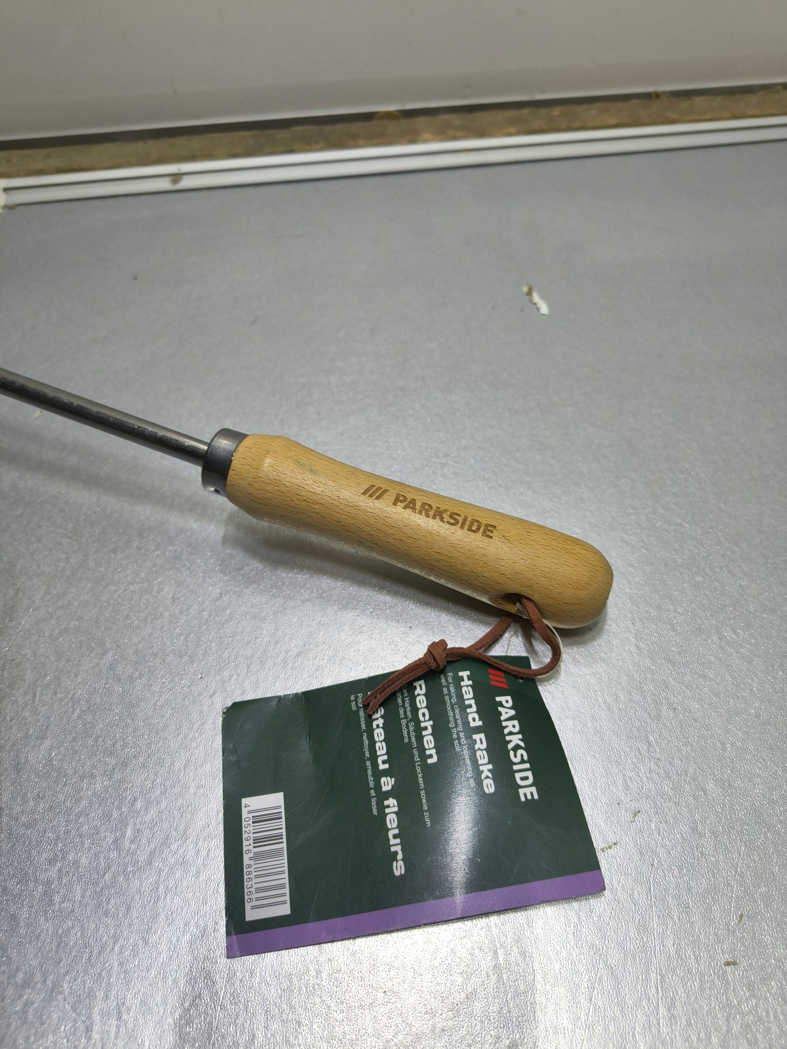 Parkside grabie ręczne 31,5 cm stal nierdzewna — zdjęcie 4