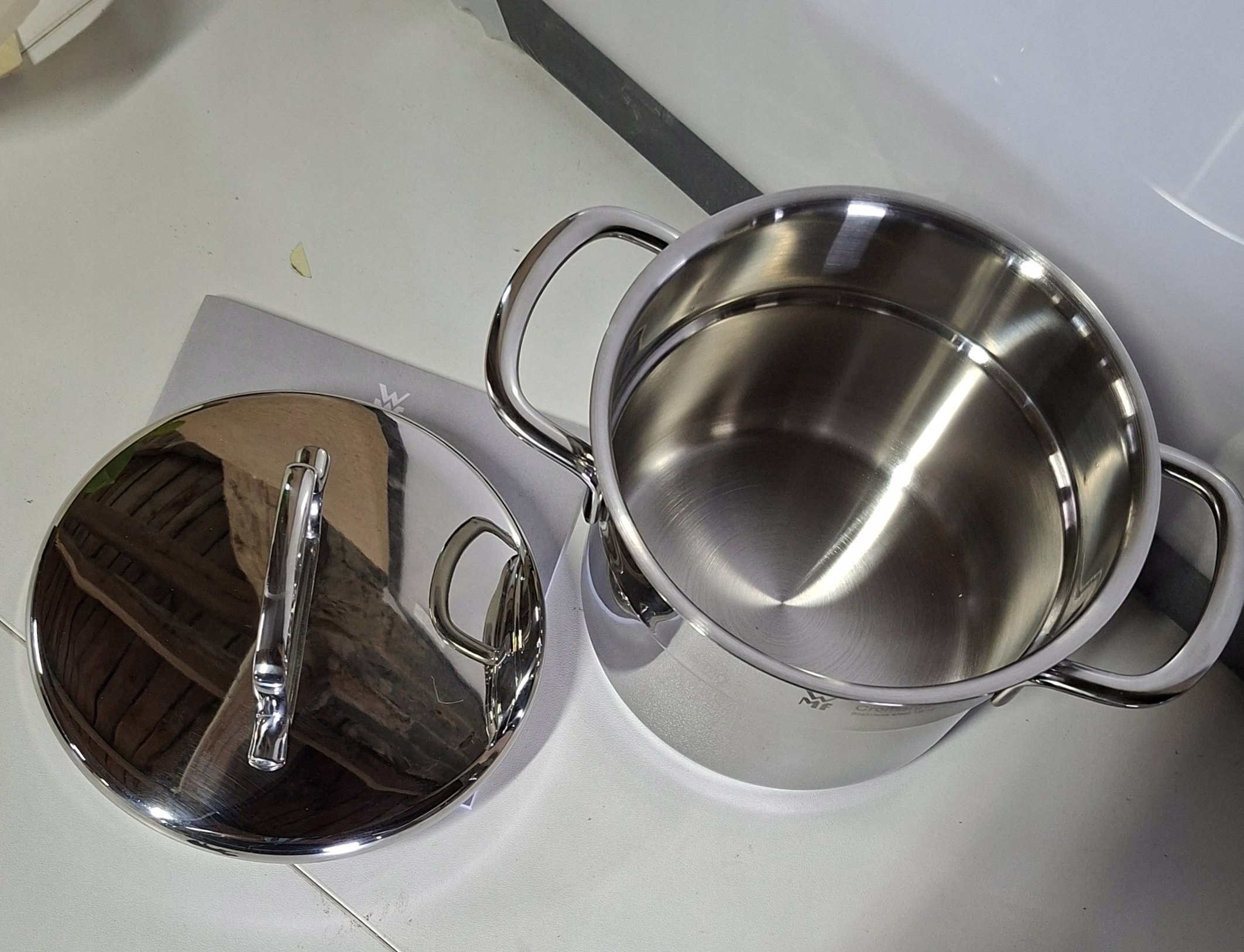 WMF garnek 12 cm 1 l Cromargan stal 18/10 indukcja — zdjęcie 10