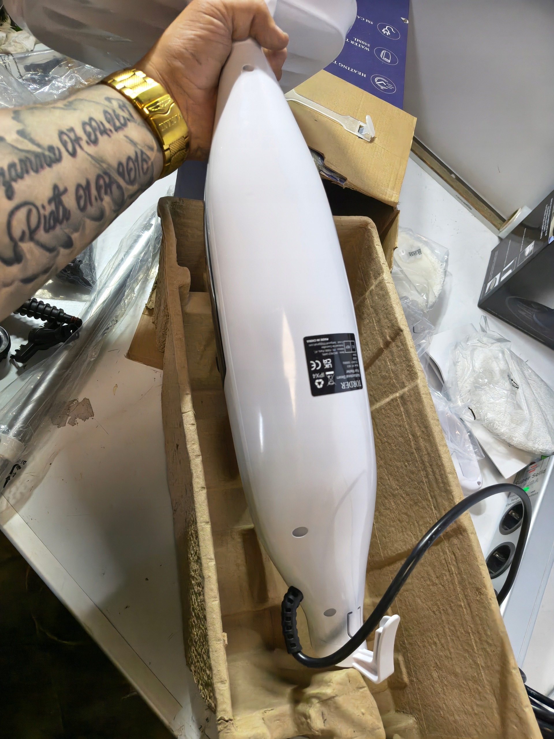 Mop Parowy TORDER HY-803 1300W Wielofunkcyjny Czyścik Parowy 10w1 — zdjęcie 4