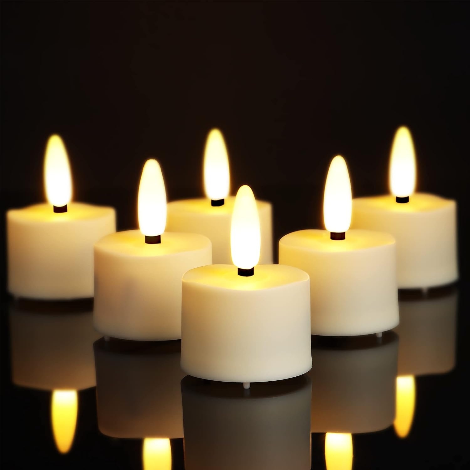 Daphomeu tea lighty LED małe świeczki podgrzewacze — zdjęcie 3