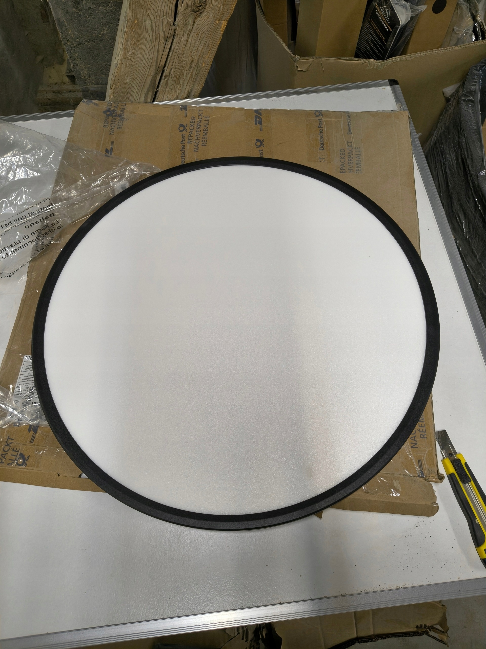 Plafon LED 56W 60 cm Czarny CCT 3000K-6500K Okrągły Slochi CLS60T — zdjęcie 3