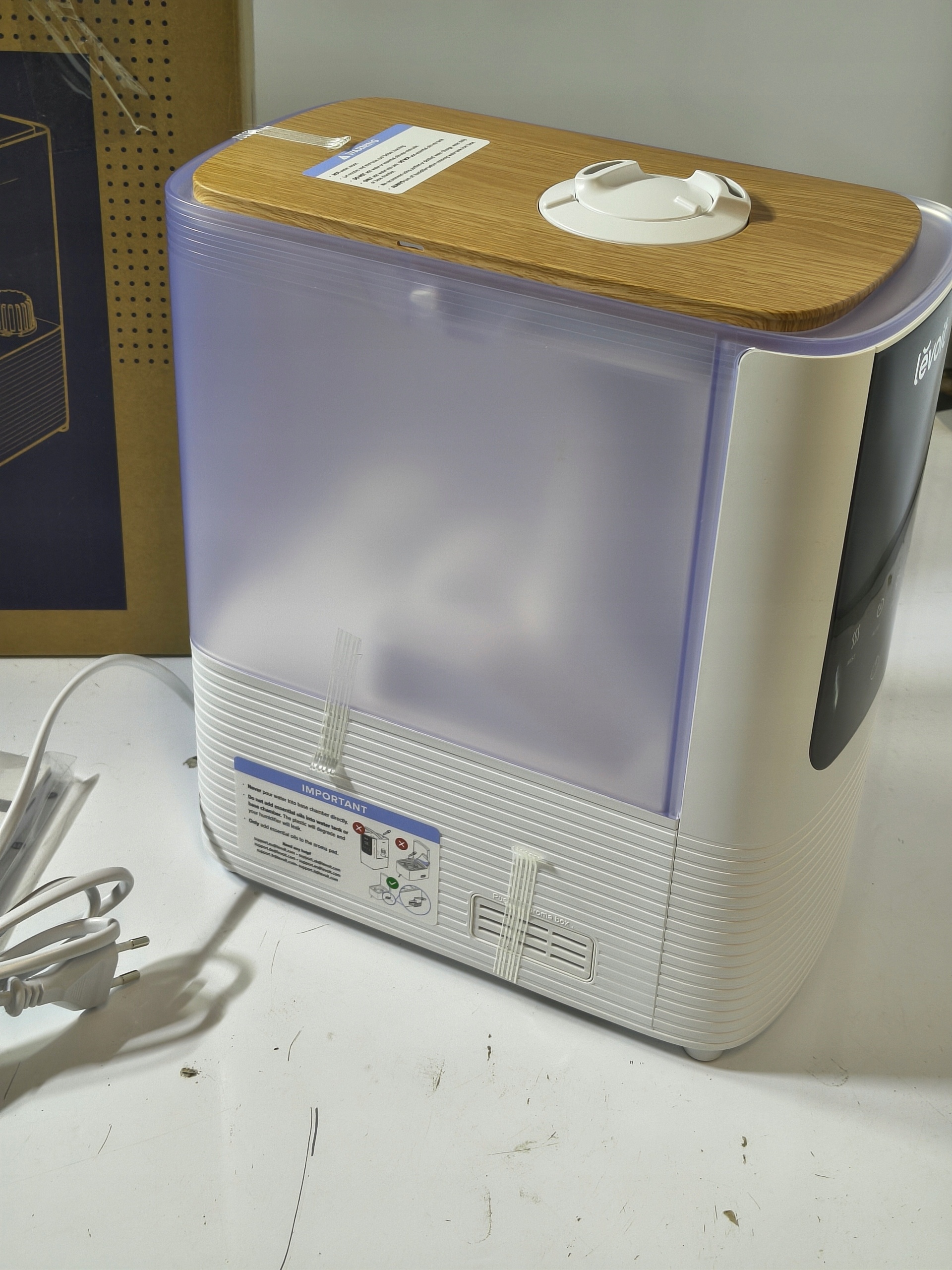 Levoit OasisMist Smart Humidifier Nawilżacz Powietrza WiFi Warm & Cool Mist — zdjęcie 4