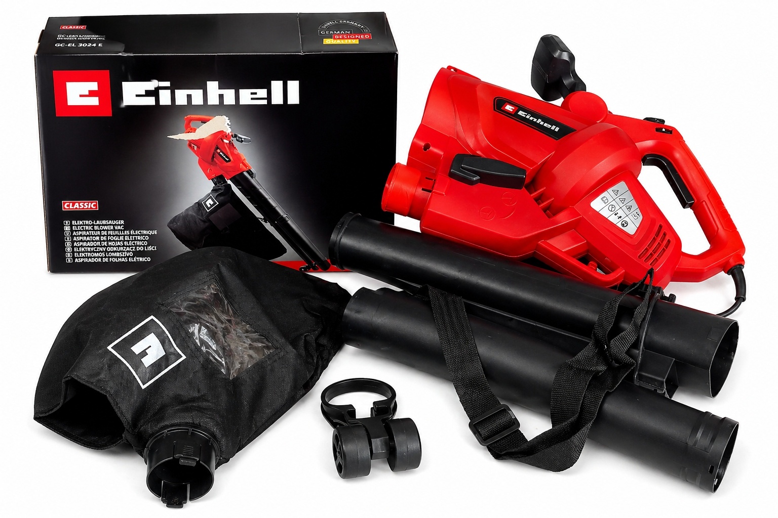Odkurzacz dmuchawa do liści Einhell GC-EL 3024 E 3000W — zdjęcie 2