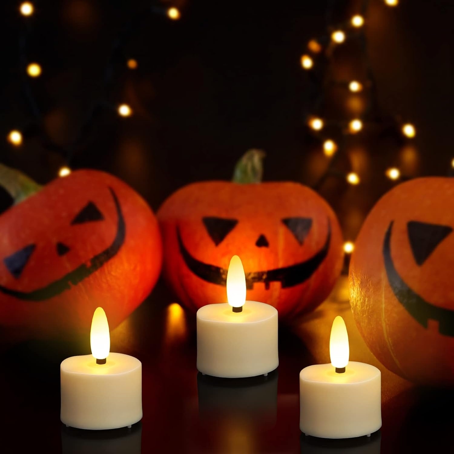 Daphomeu tea lighty LED małe świeczki podgrzewacze — zdjęcie 5