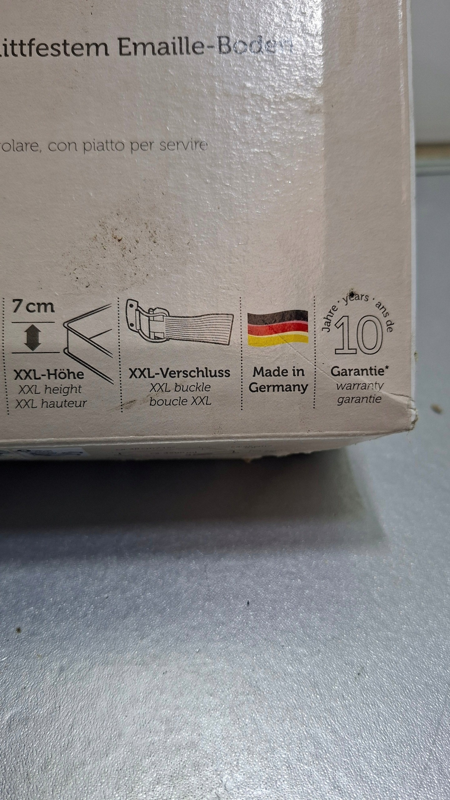 Zenker prostokątna forma do pieczenia z odpinanym bokiem 25 × 38 cm 4.50 — zdjęcie 9