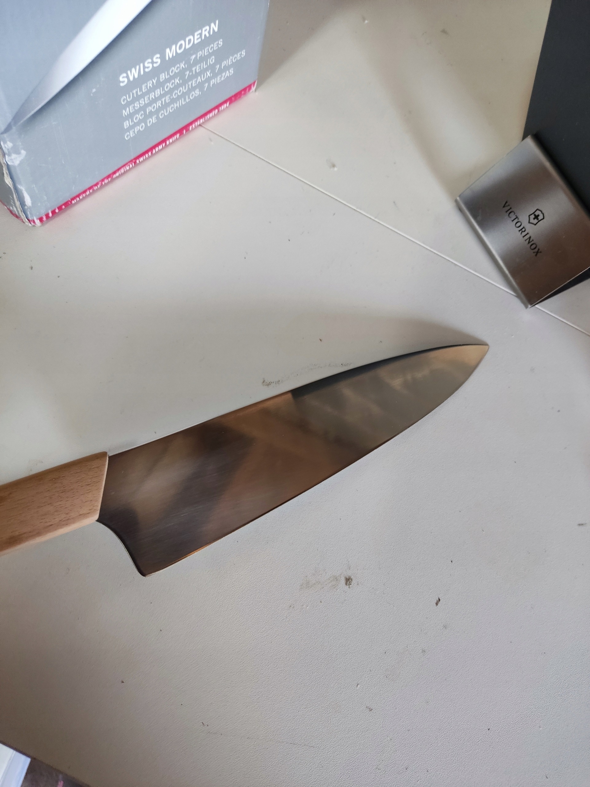Victorinox Swiss Modern zestaw 6 noży kuchennych + blok 7 el. drewno — zdjęcie 10
