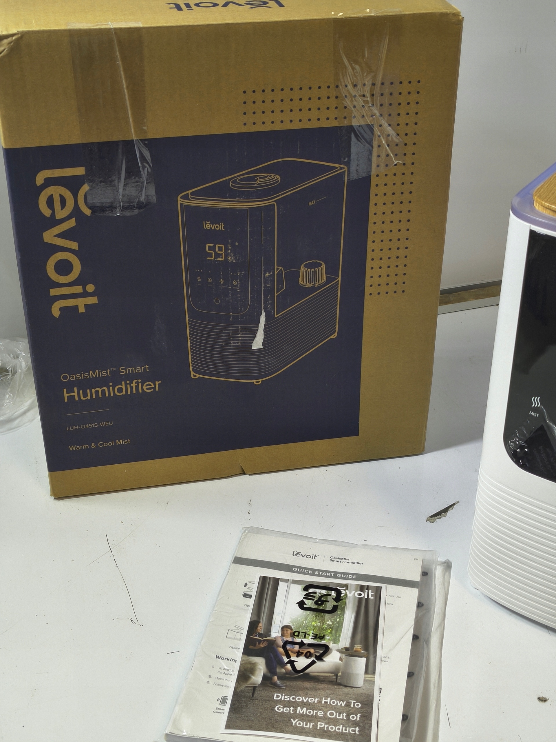 Levoit OasisMist Smart Humidifier Nawilżacz Powietrza WiFi Warm & Cool Mist — zdjęcie 7