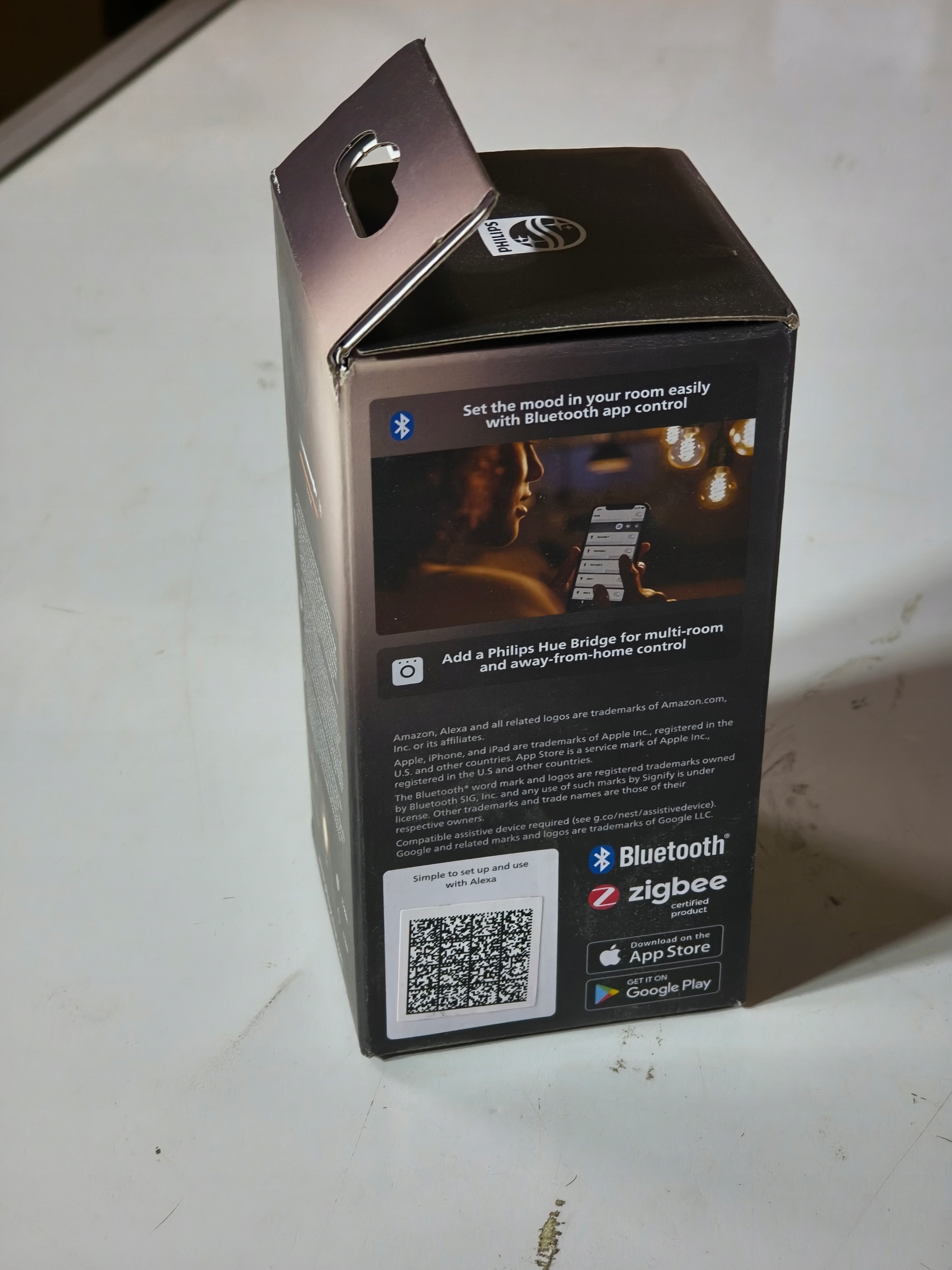Philips Hue White E27 filament 7.2W 550lm Bluetooth ZigBee LED — zdjęcie 5