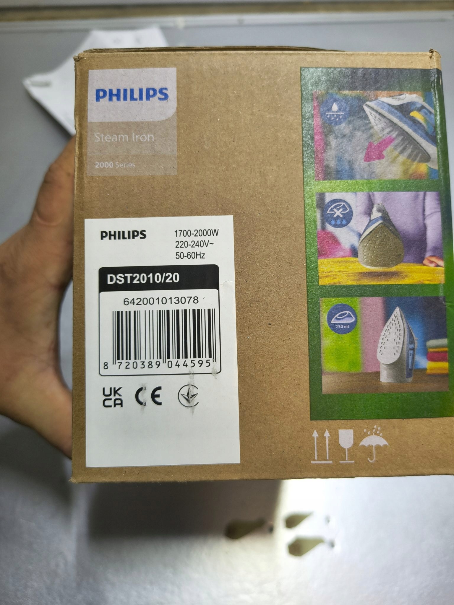 Philips żelazko parowe DST2010/20 2000 W 250 ml — zdjęcie 8