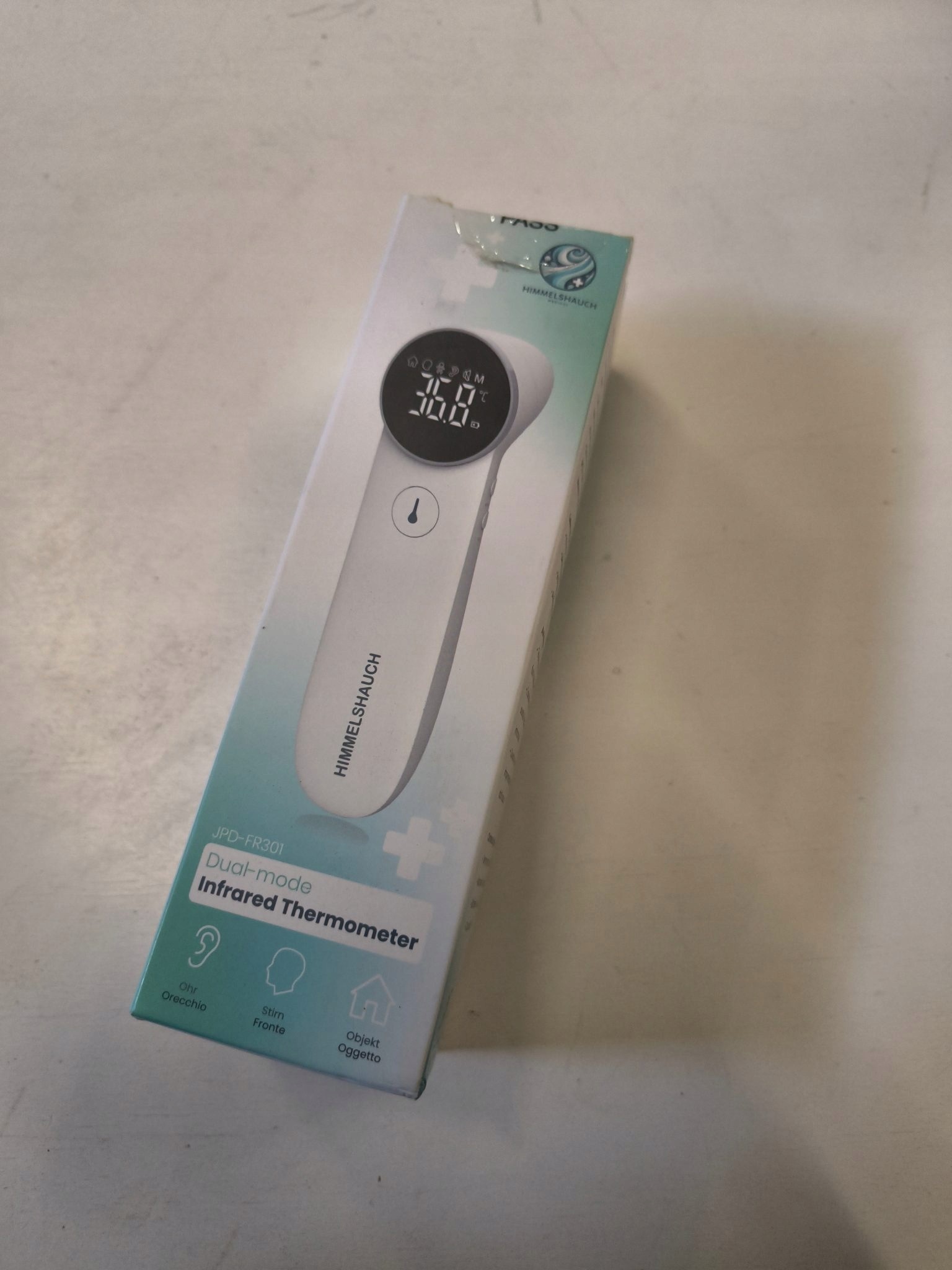 HIMMELSHAUCH MEDICAL termometr bezdotykowy JPD-FR301 1 s — zdjęcie 4