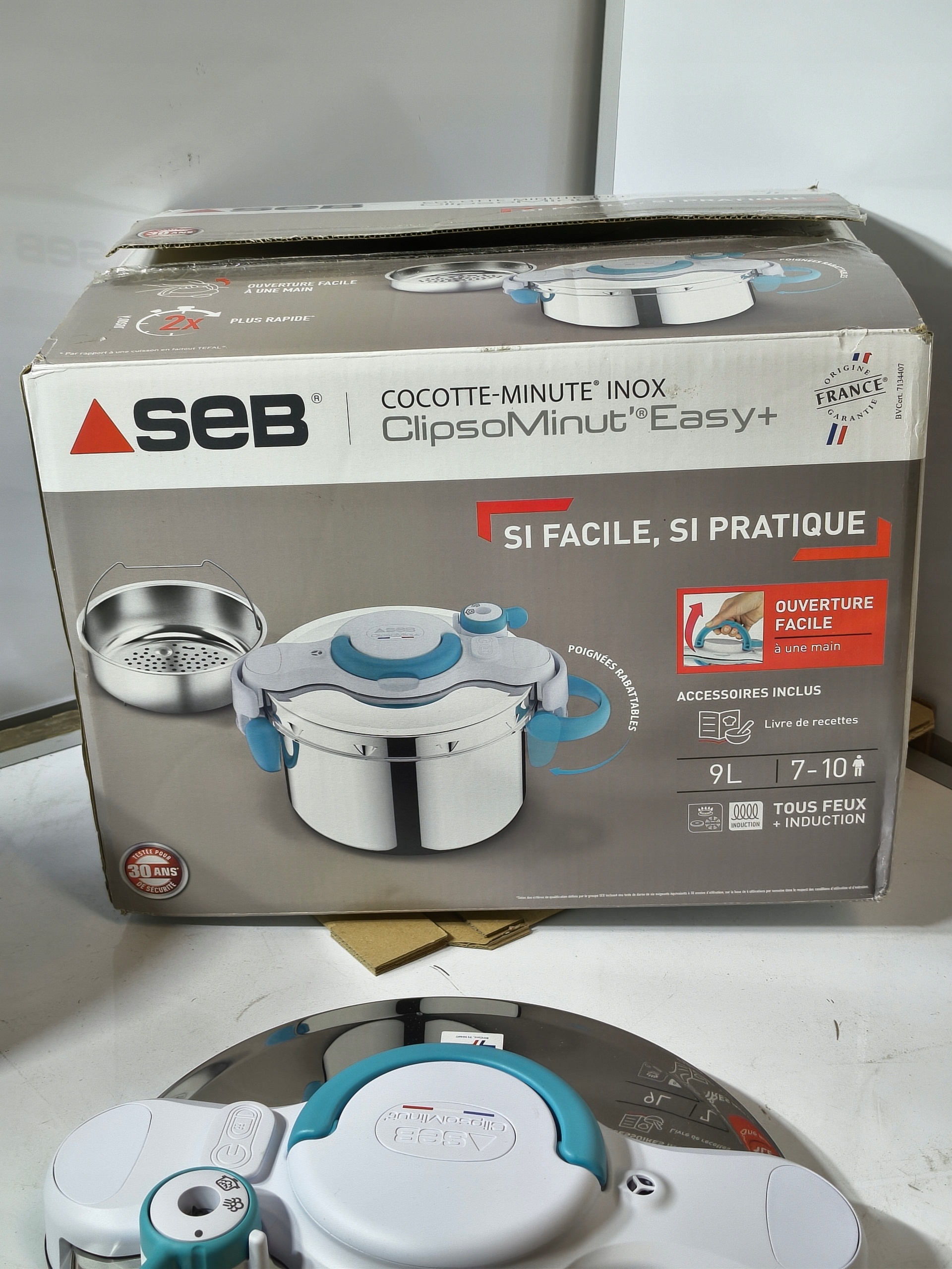 Groupe Seb Seb ClipsoMinut' Easy+ 9 L, chowane — zdjęcie 8