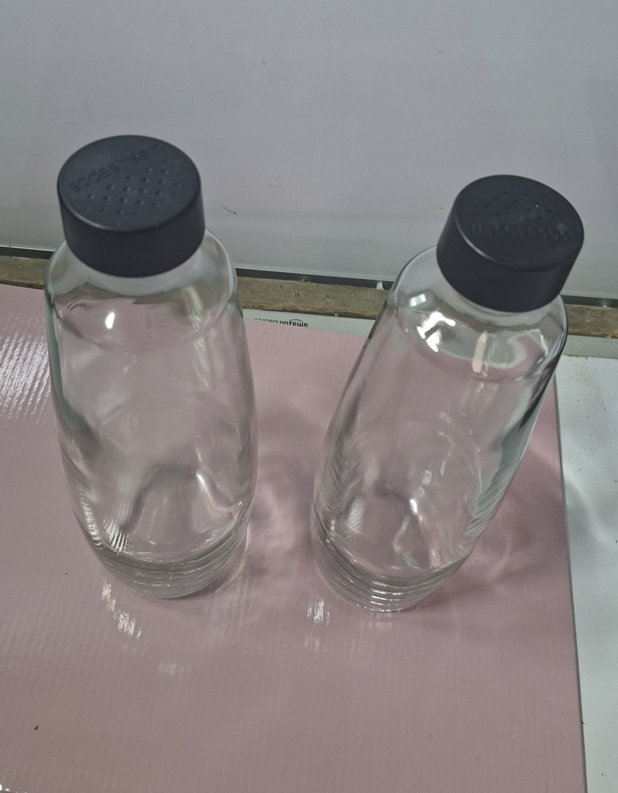 2x SodaStream DUO szklana butelka karafka 1 l do DUO i E-DUO — zdjęcie 6