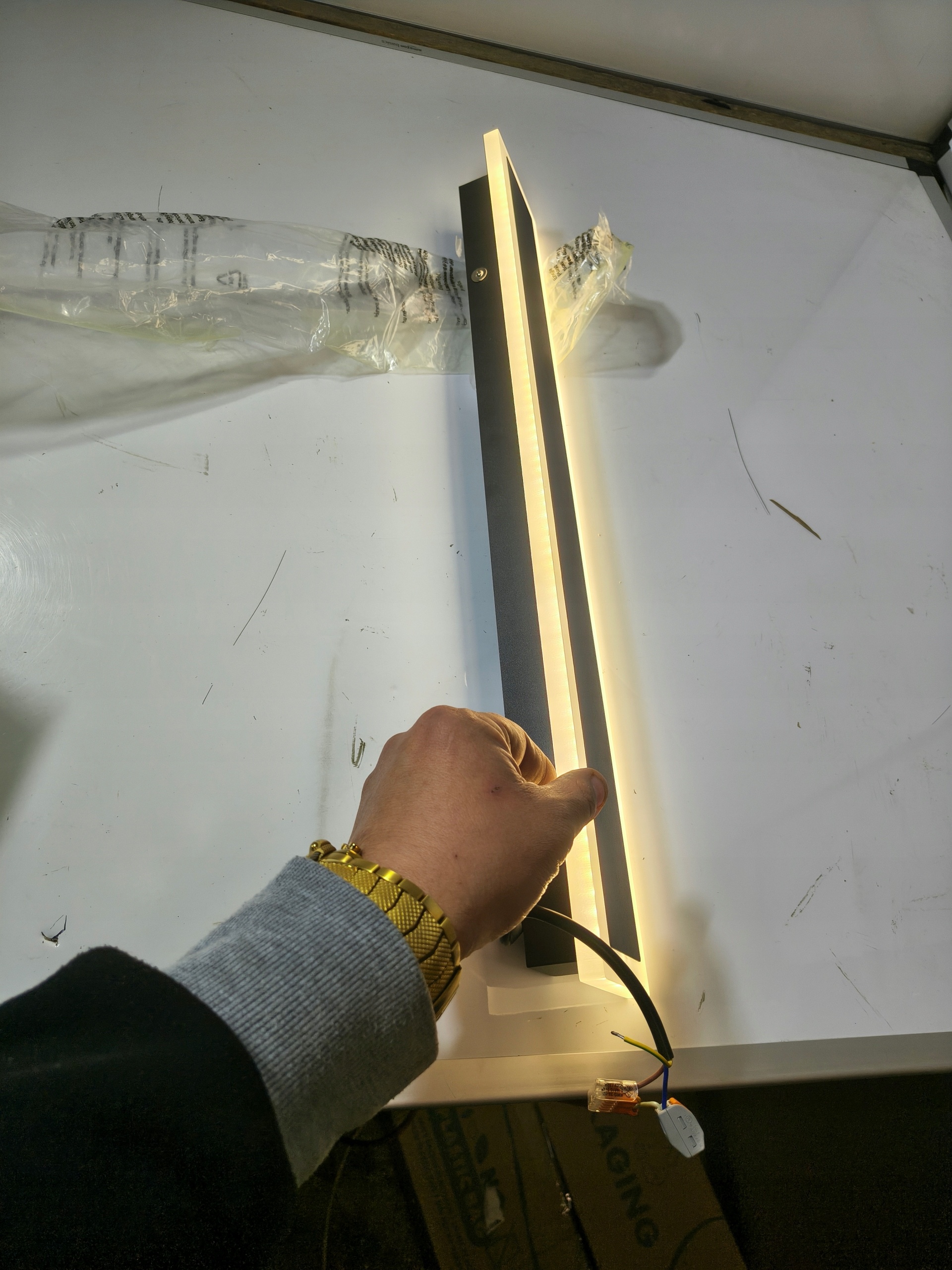 Lampa ścienna LED 40 cm Klighten Nowoczesna 20W 4000K IP65 — zdjęcie 4