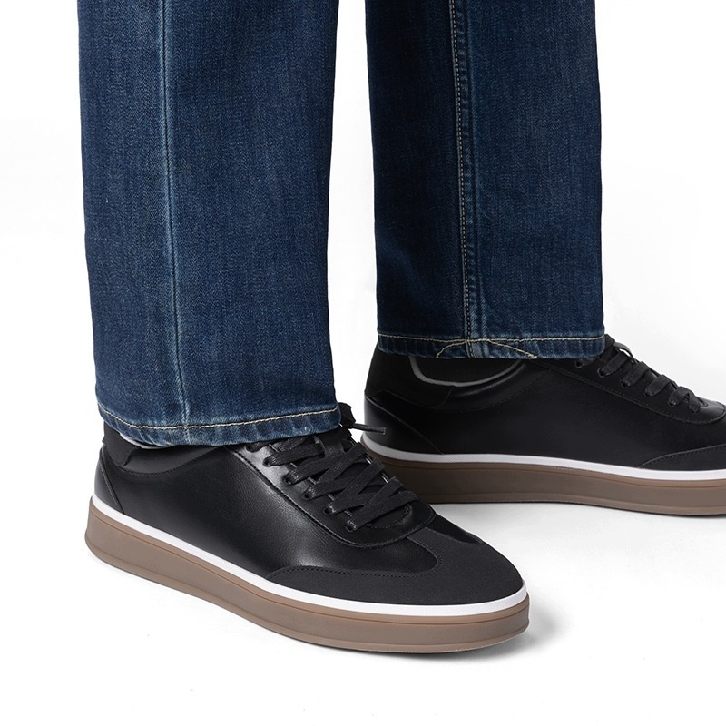 BRUNO MARC buty męskie sneakersy czarne casual rozmiar 47 — zdjęcie 7