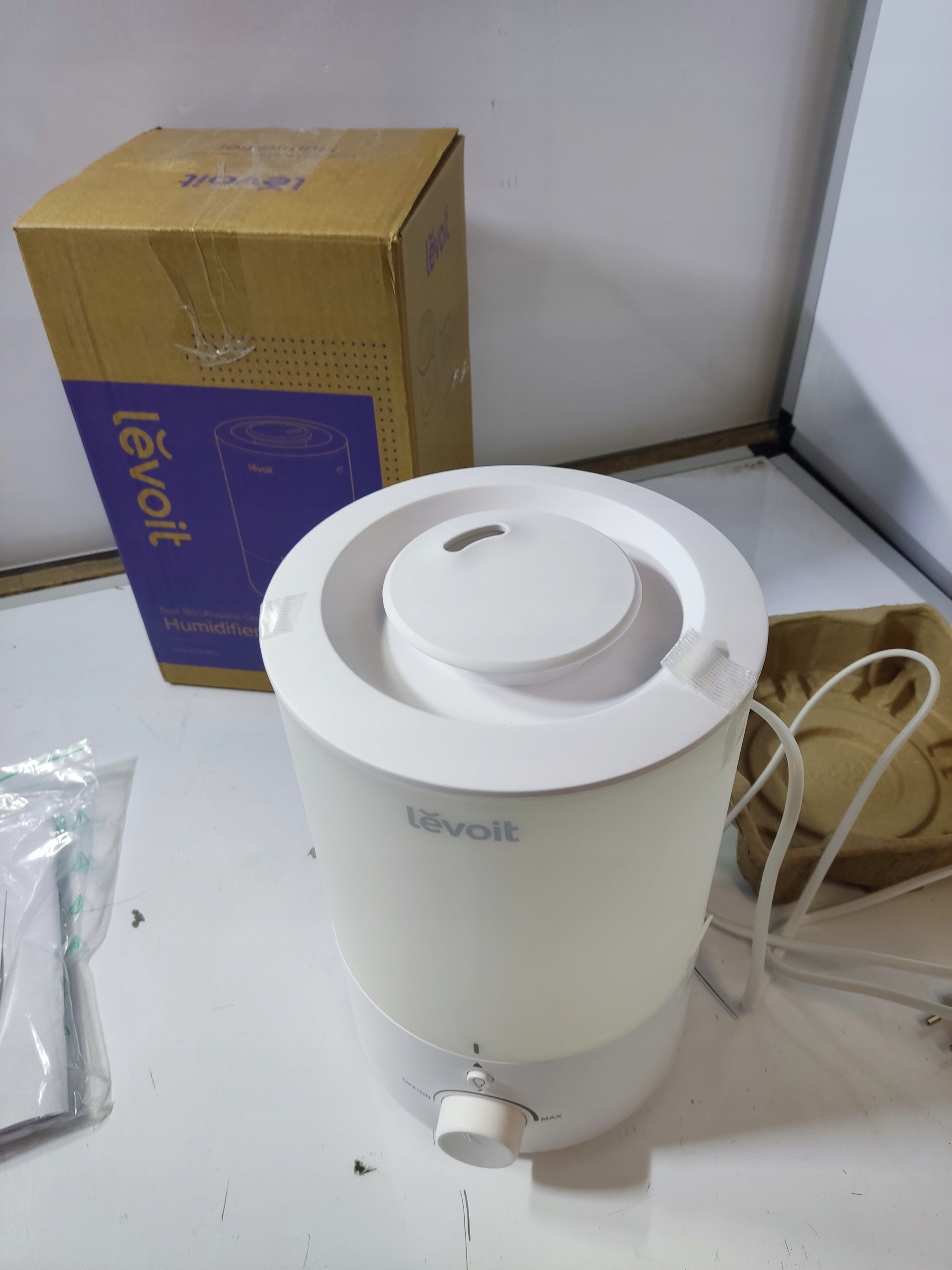Nawilżacz powietrza Levoit Dual 150 LUH-D302-WEU ultradźwiękowy 3L biały — zdjęcie 10