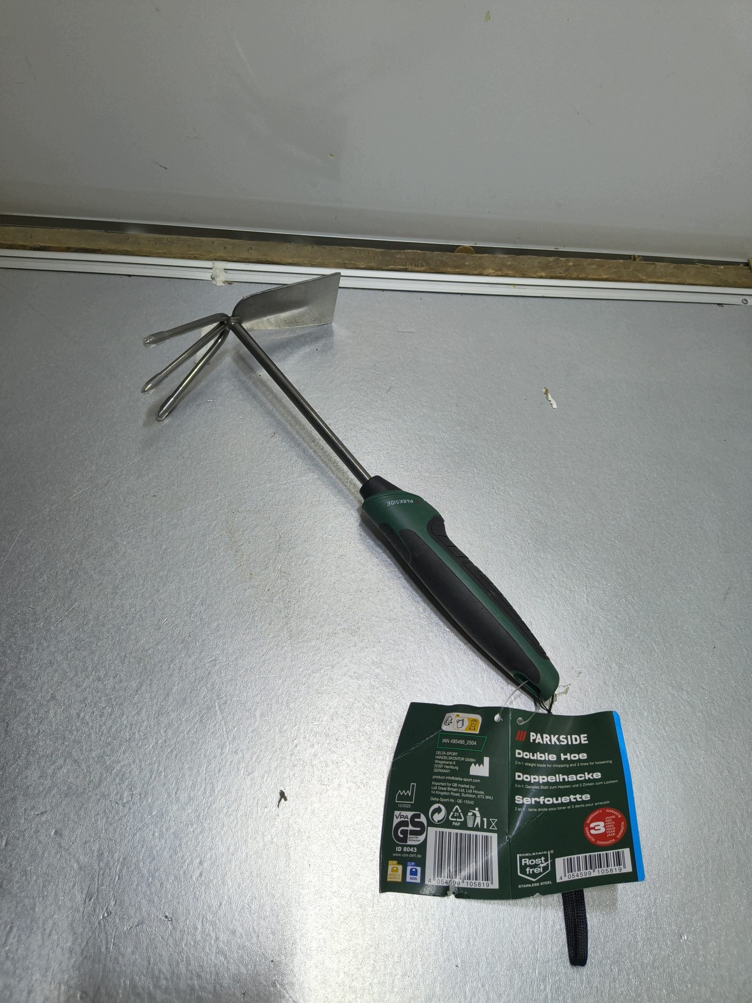 PARKSIDE dwustronna motyczka Double Hoe stal nierdzewna — zdjęcie 4