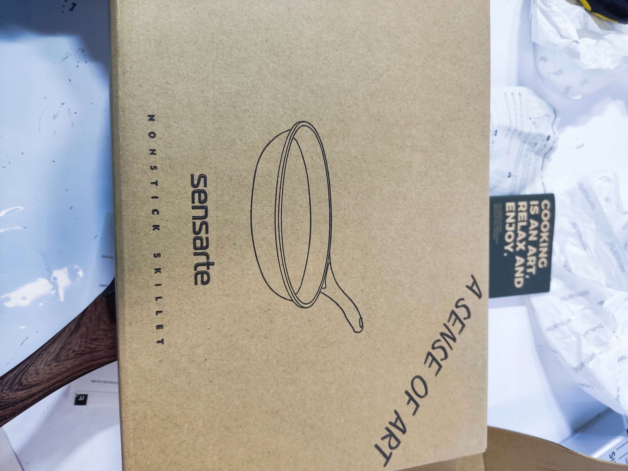 Patelnia Sensarte 20 cm non-stick indukcja marmurkowa — zdjęcie 3