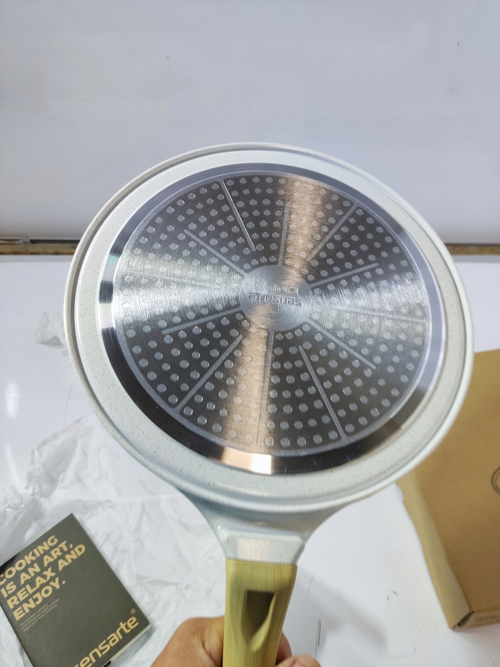 patelnia do naleśników sensarte 26 cm indukcja gazówka non stick — zdjęcie 4
