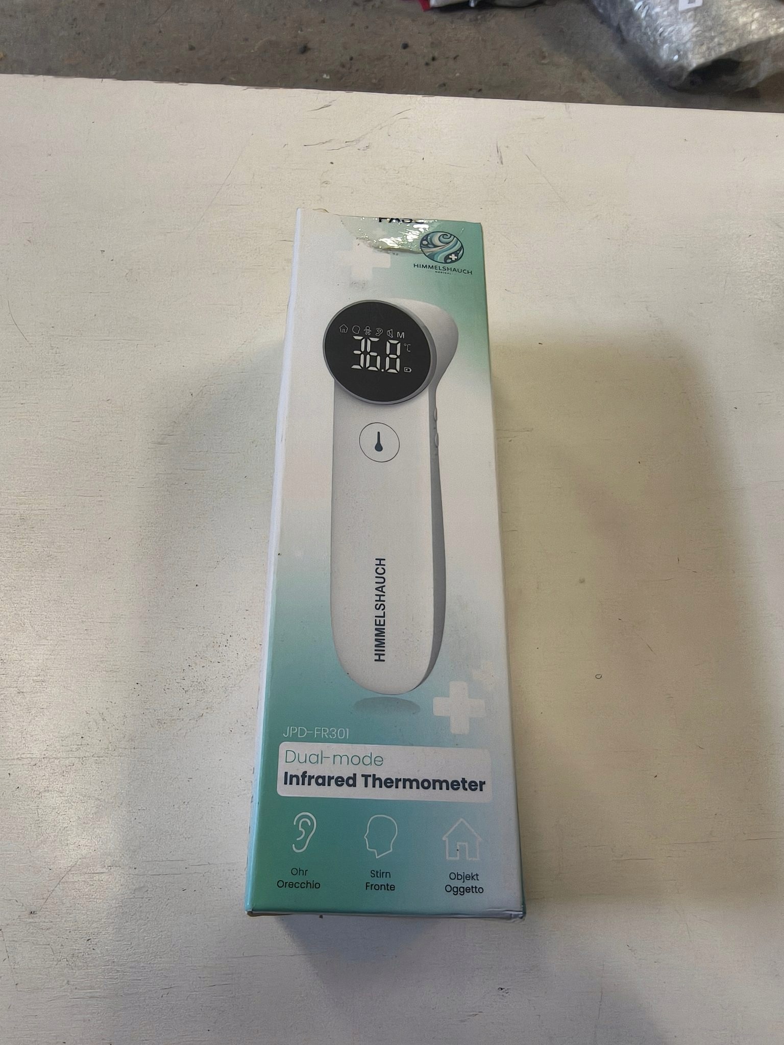 HIMMELSHAUCH MEDICAL termometr bezdotykowy JPD-FR301 1 s — zdjęcie 3