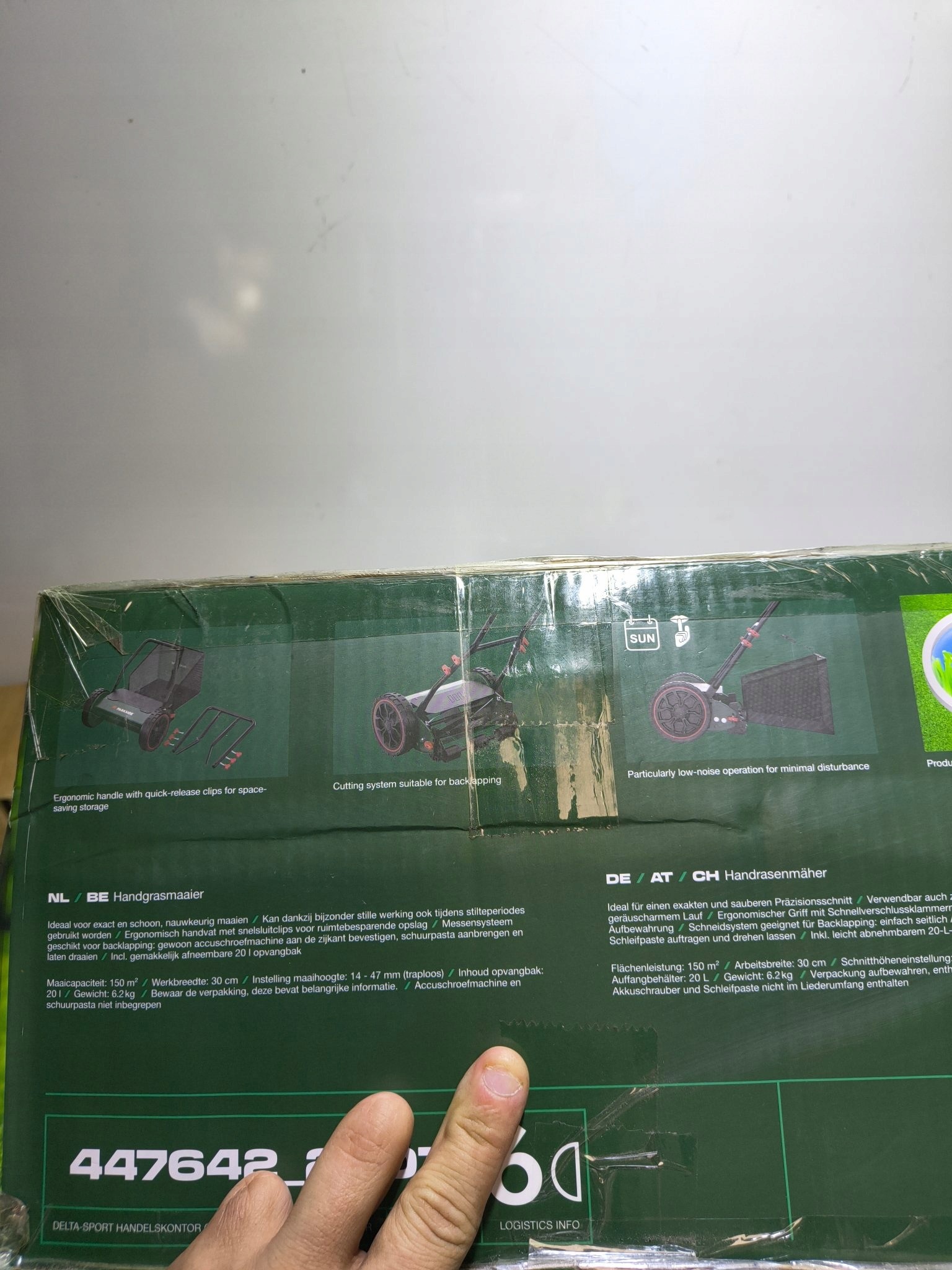 Parkside ręczna kosiarka bębnowa z koszem 30 cm — zdjęcie 7
