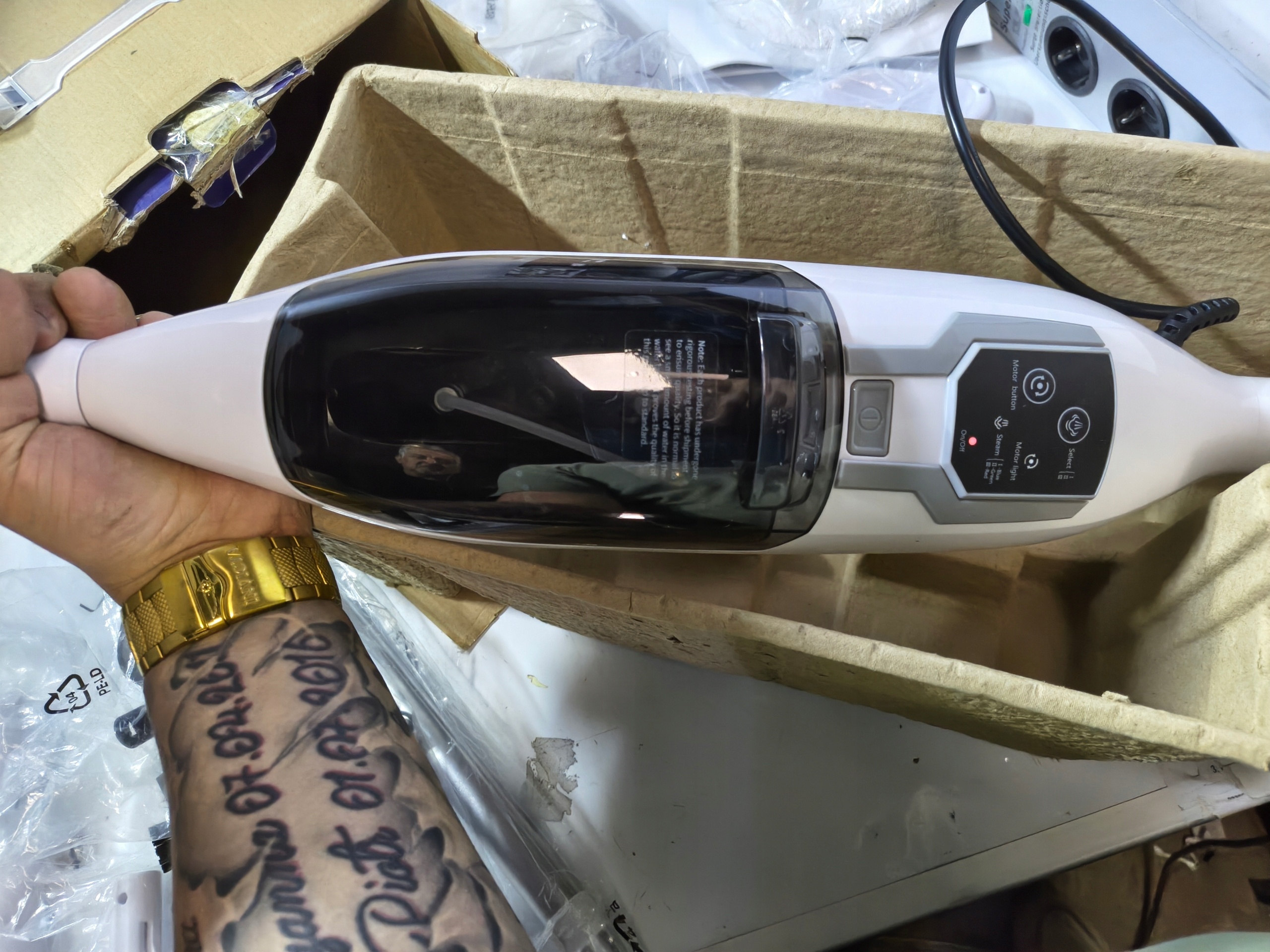 Mop Parowy TORDER HY-803 1300W Wielofunkcyjny Czyścik Parowy 10w1 — zdjęcie 5