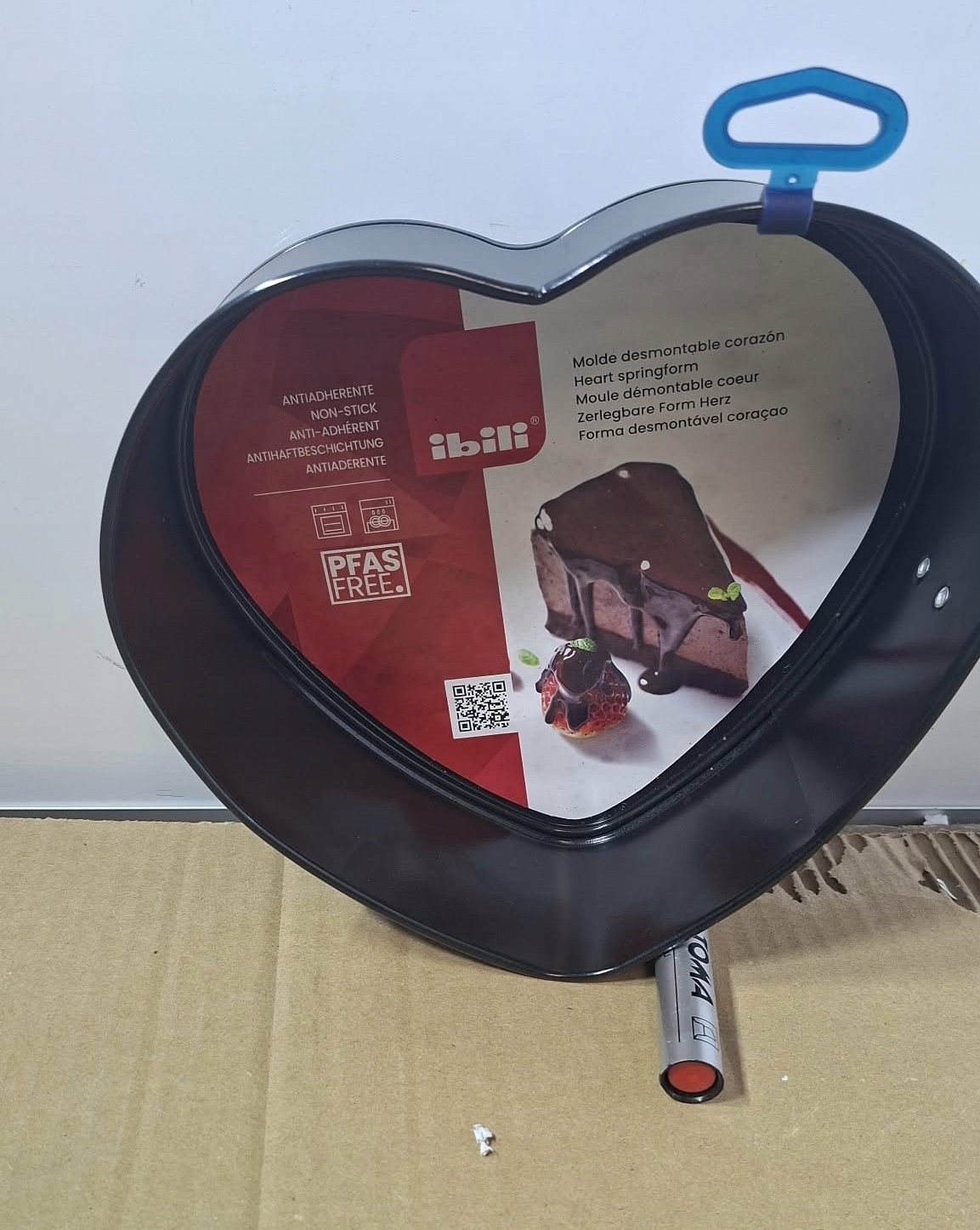 IBILI Forma do ciasta serce 22 cm tortownica PFAS Free rozpinana — zdjęcie 4