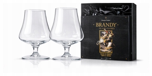 Kieliszki do brandy snifter 2 szt 450 ml szkło premium elegancki zestaw — zdjęcie 2