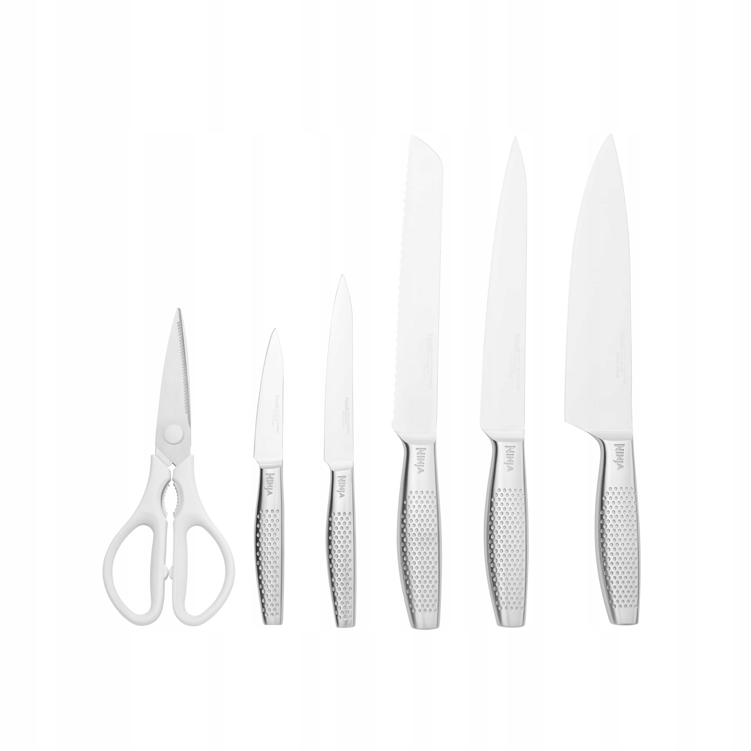 Ninja StaySharp Stainless zestaw 5 noży + nożyczki blok z ostrzałką — zdjęcie 3