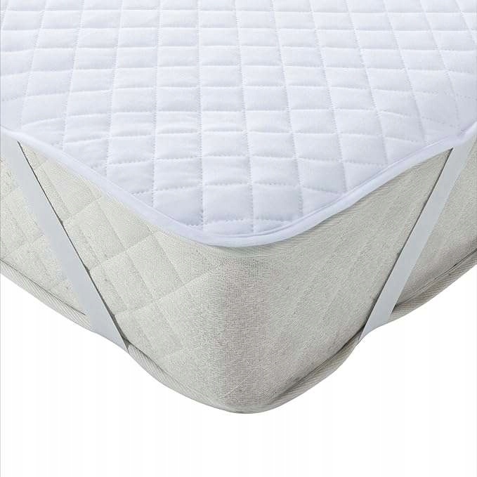 Ochraniacz na materac 90x200 cm Jemidi pikowany nakładka Twin Pack 2szt — zdjęcie 2