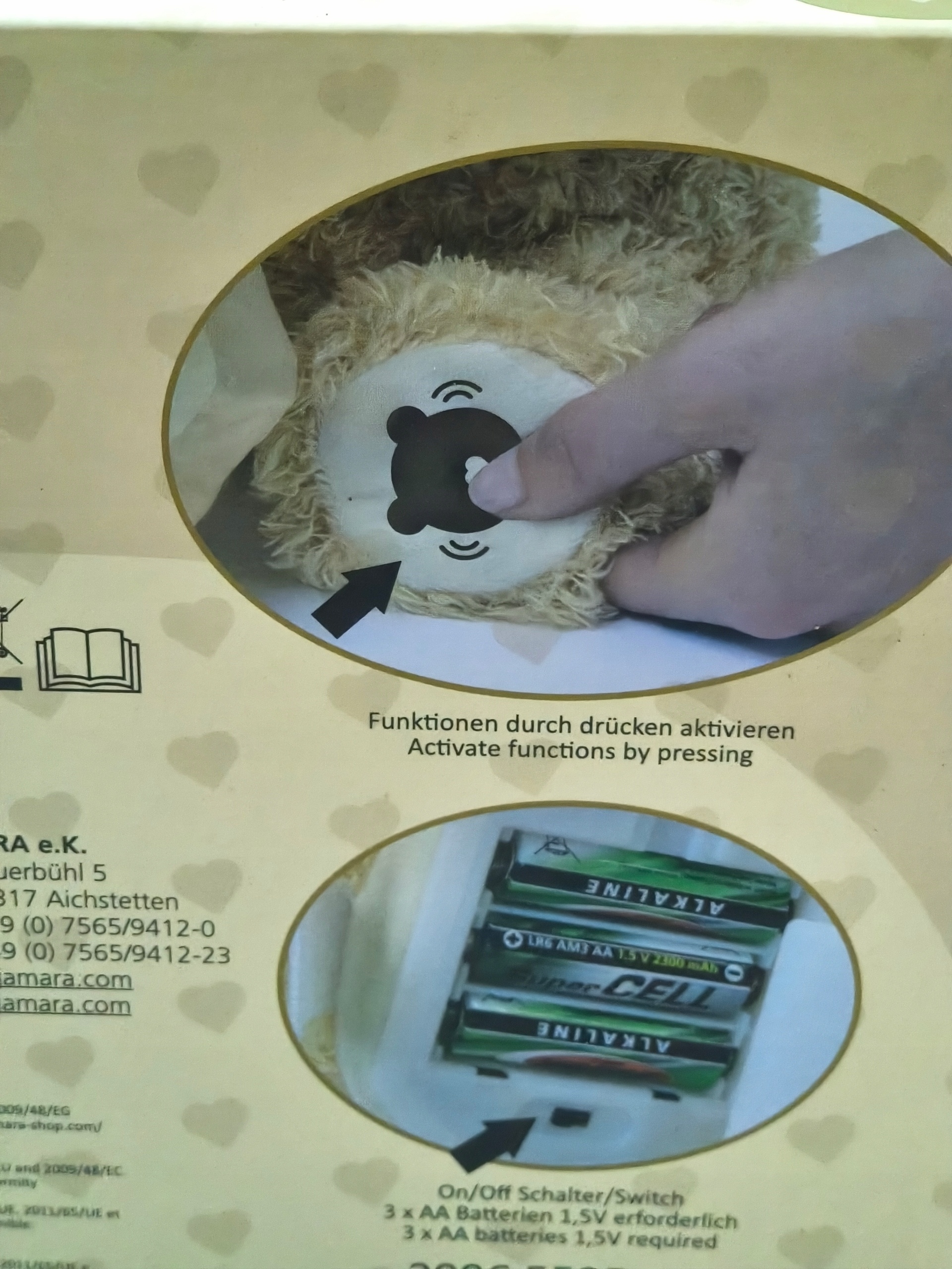 Interaktywny miś Mr Babble Bear mówi rusza się + kocyk — zdjęcie 5
