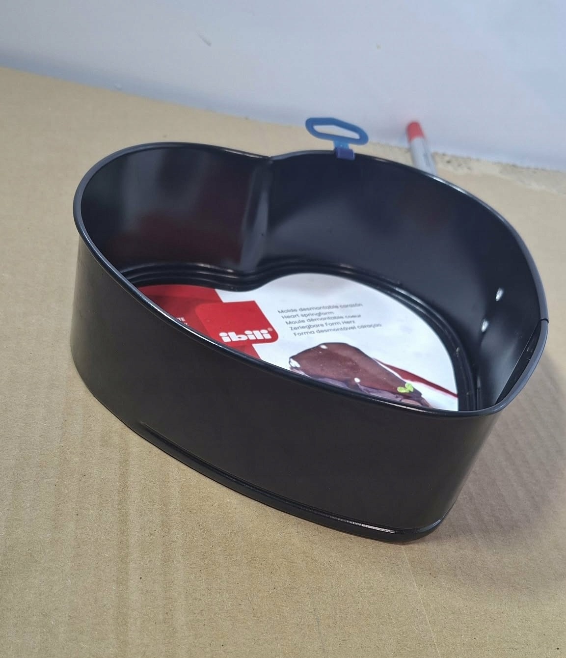 IBILI Forma do ciasta serce 22 cm tortownica PFAS Free rozpinana — zdjęcie 7