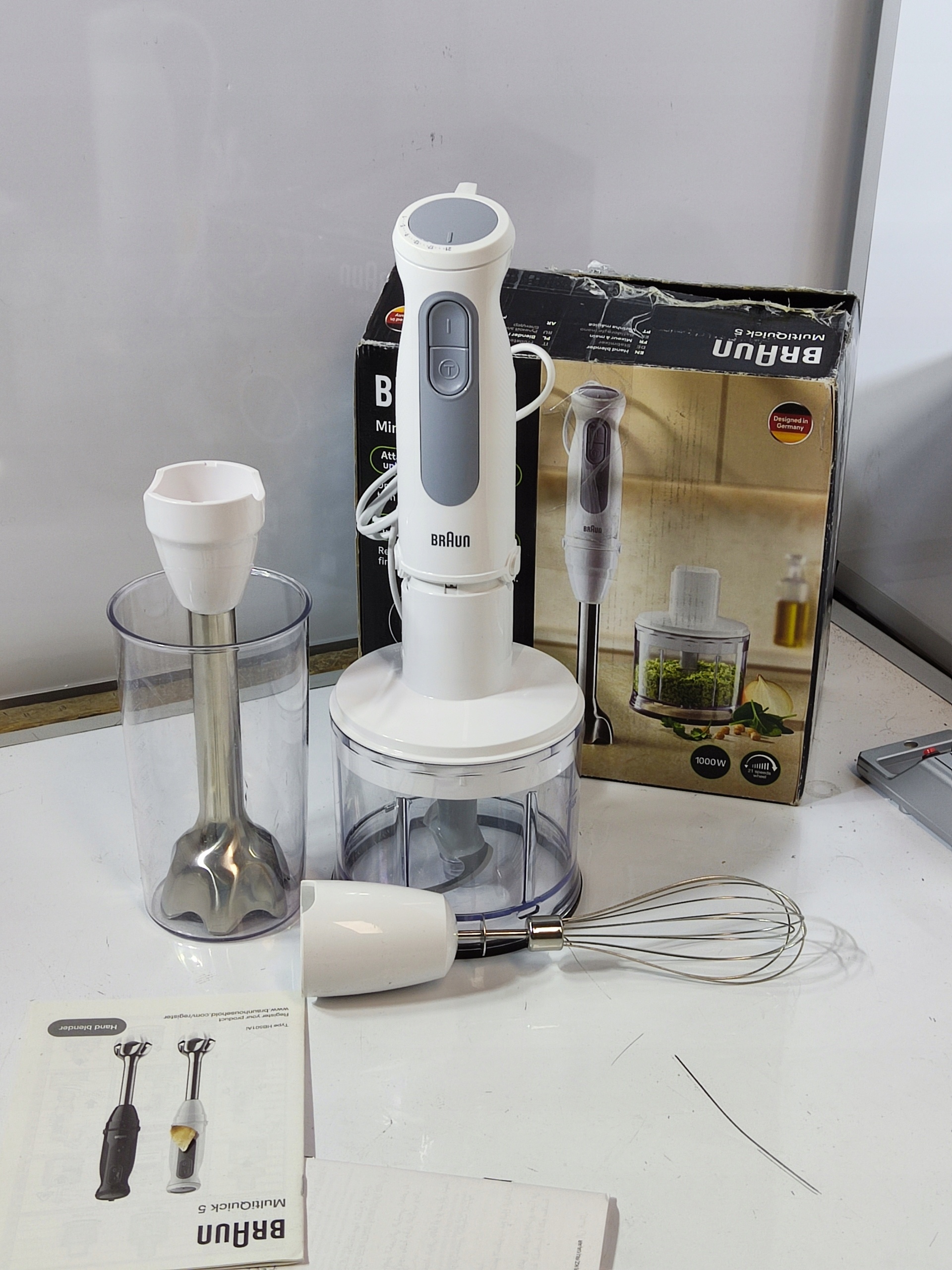 Blender ręczny Braun MQ5237 BK 1000 W czarny — zdjęcie 5