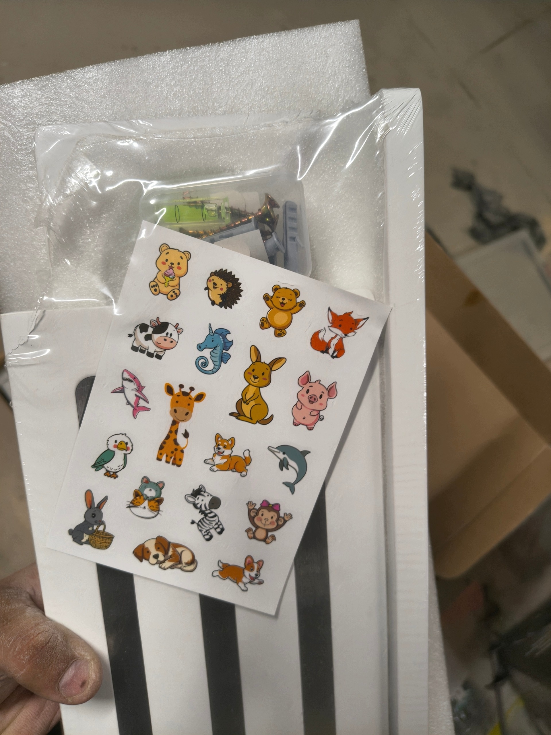 2x Półka ścienna magnetyczna organizer metalowy z magnesami biała 30 cm — zdjęcie 6