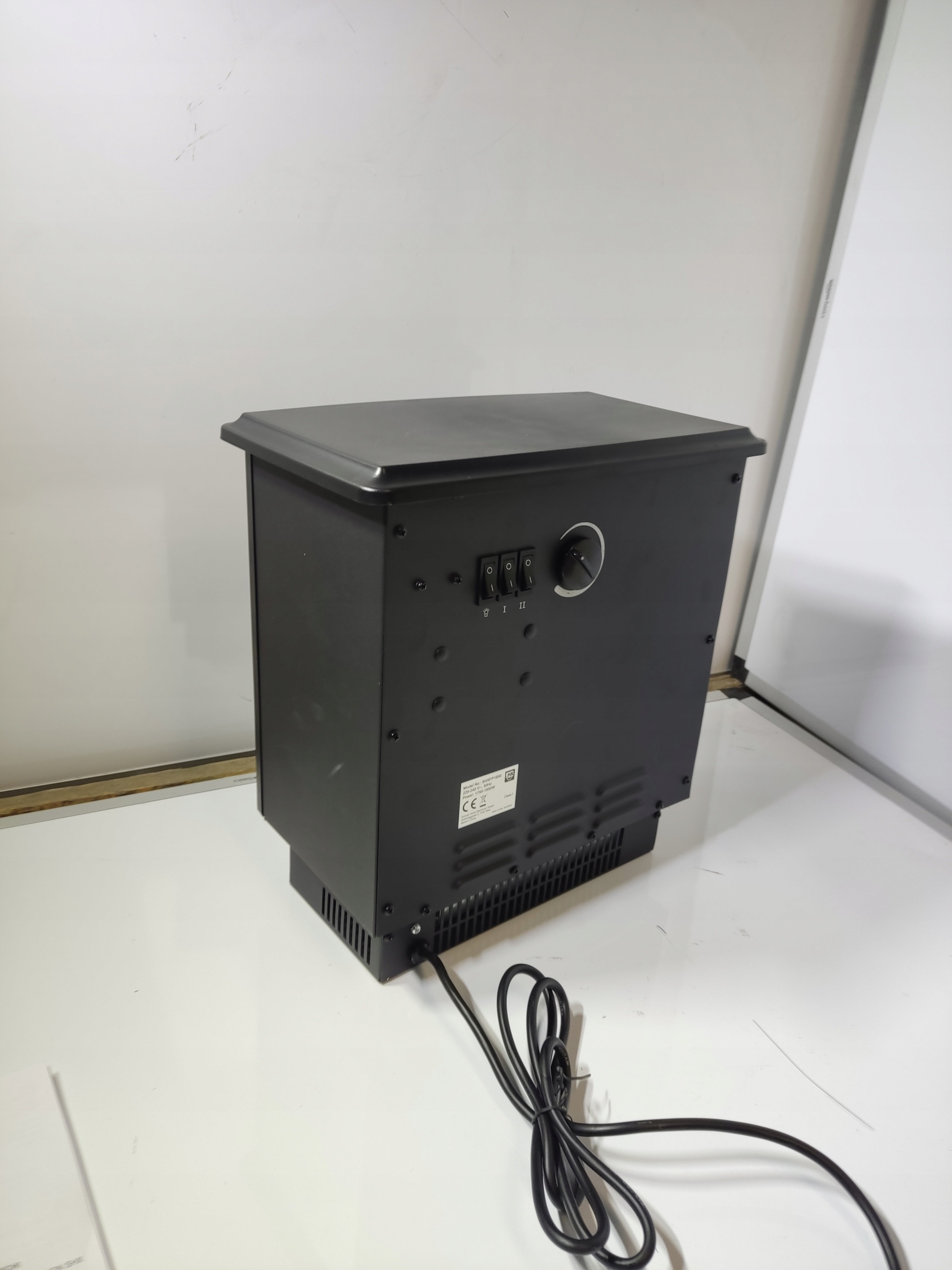Kominek elektryczny 1950W efekt ognia termowentylator regulacja mocy — zdjęcie 4