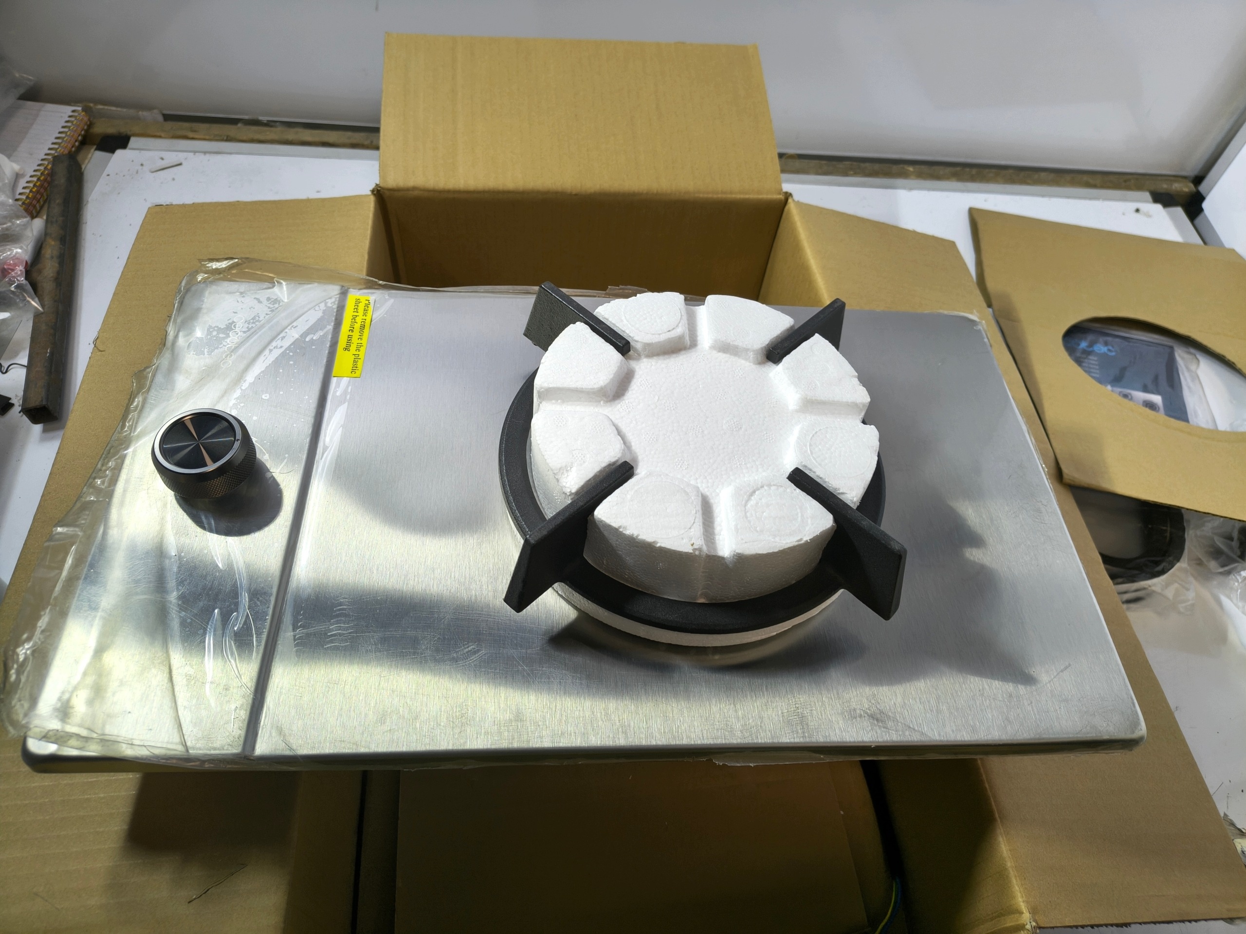 Płyta Gazowa Cecotec Bolero Squad G 1200S Inox WOK 3,5 kW 1 Palnik — zdjęcie 4