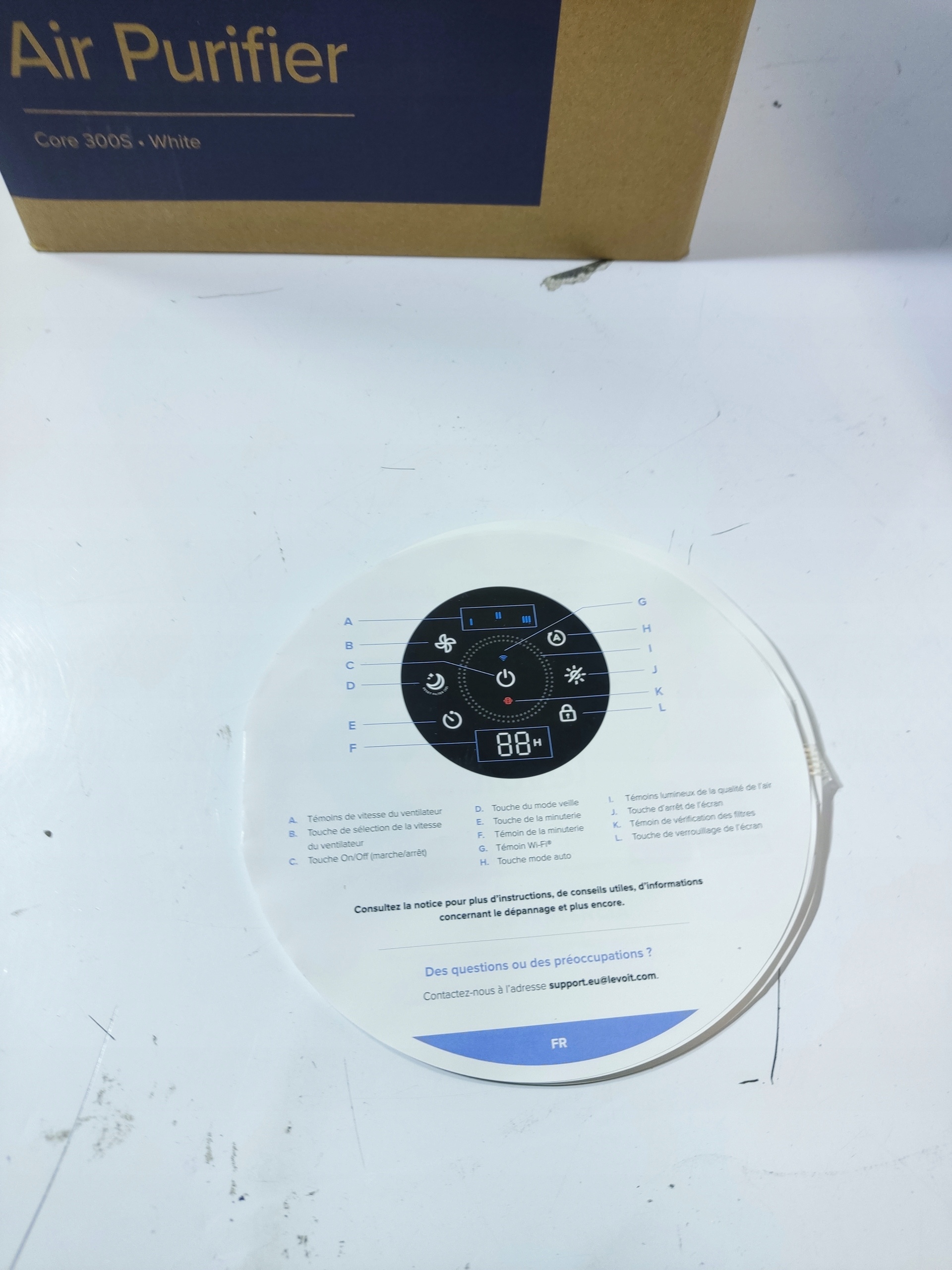 Oczyszczacz powietrza Levoit Core 300S WiFi HEPA Smart Air Purifier + filtr — zdjęcie 4