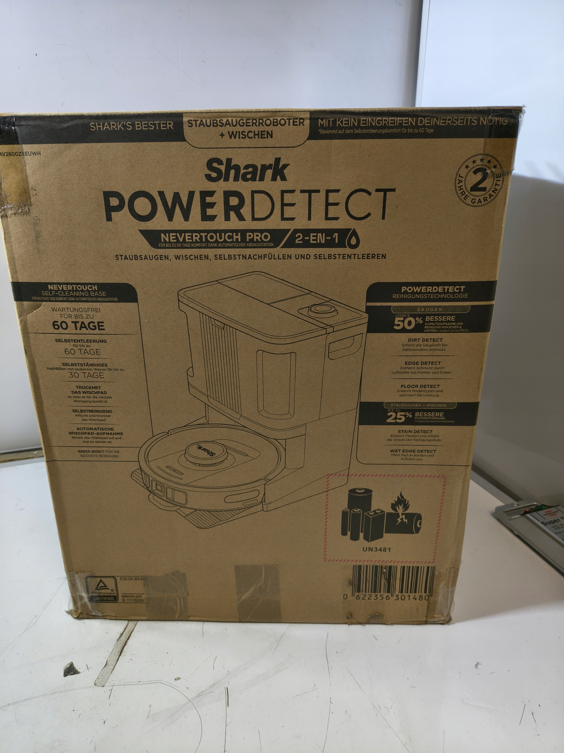 Shark PowerDetect 2-in-1 RV2800ZEU z Bazą Samoopróżniającą i Myjącą — zdjęcie 5