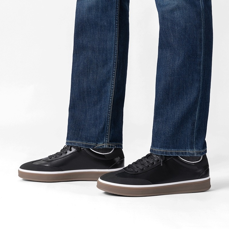 BRUNO MARC buty męskie sneakersy czarne casual rozmiar 47 — zdjęcie 6