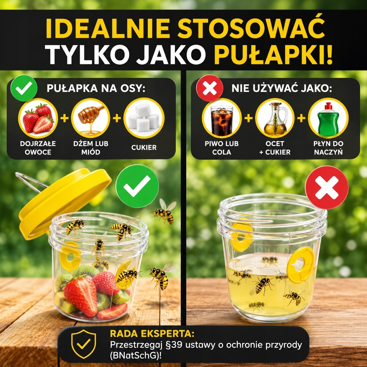Pułapka na Osy Wielokrotnego Użytku 3 szt. SilverRack — zdjęcie 6