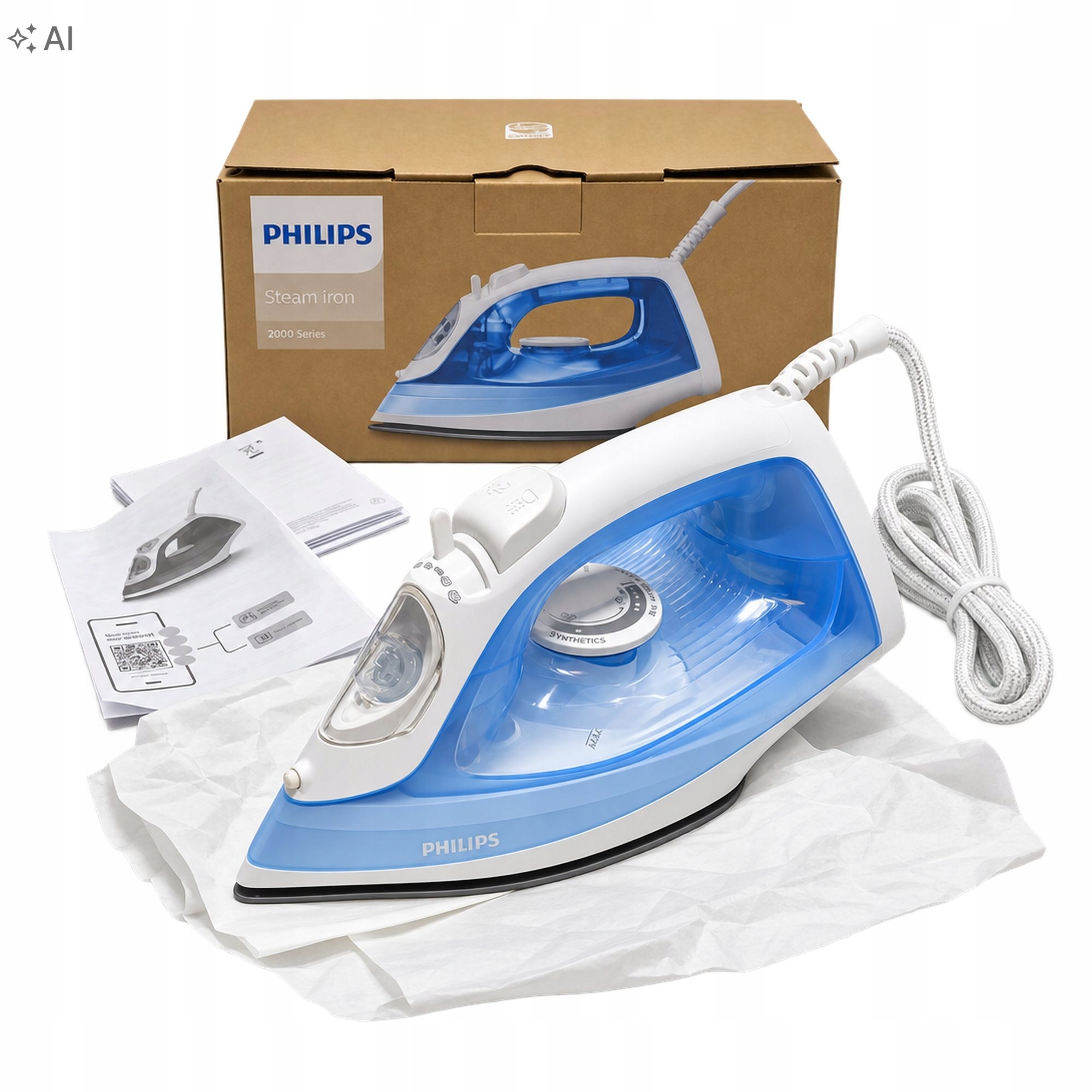 Philips żelazko parowe DST2010/20 2000 W 250 ml — zdjęcie 2