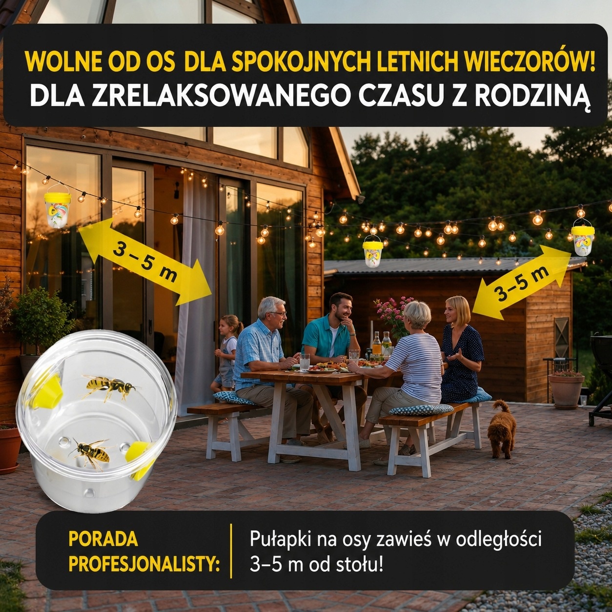 Pułapka na Osy Wielokrotnego Użytku 3 szt. SilverRack — zdjęcie 5