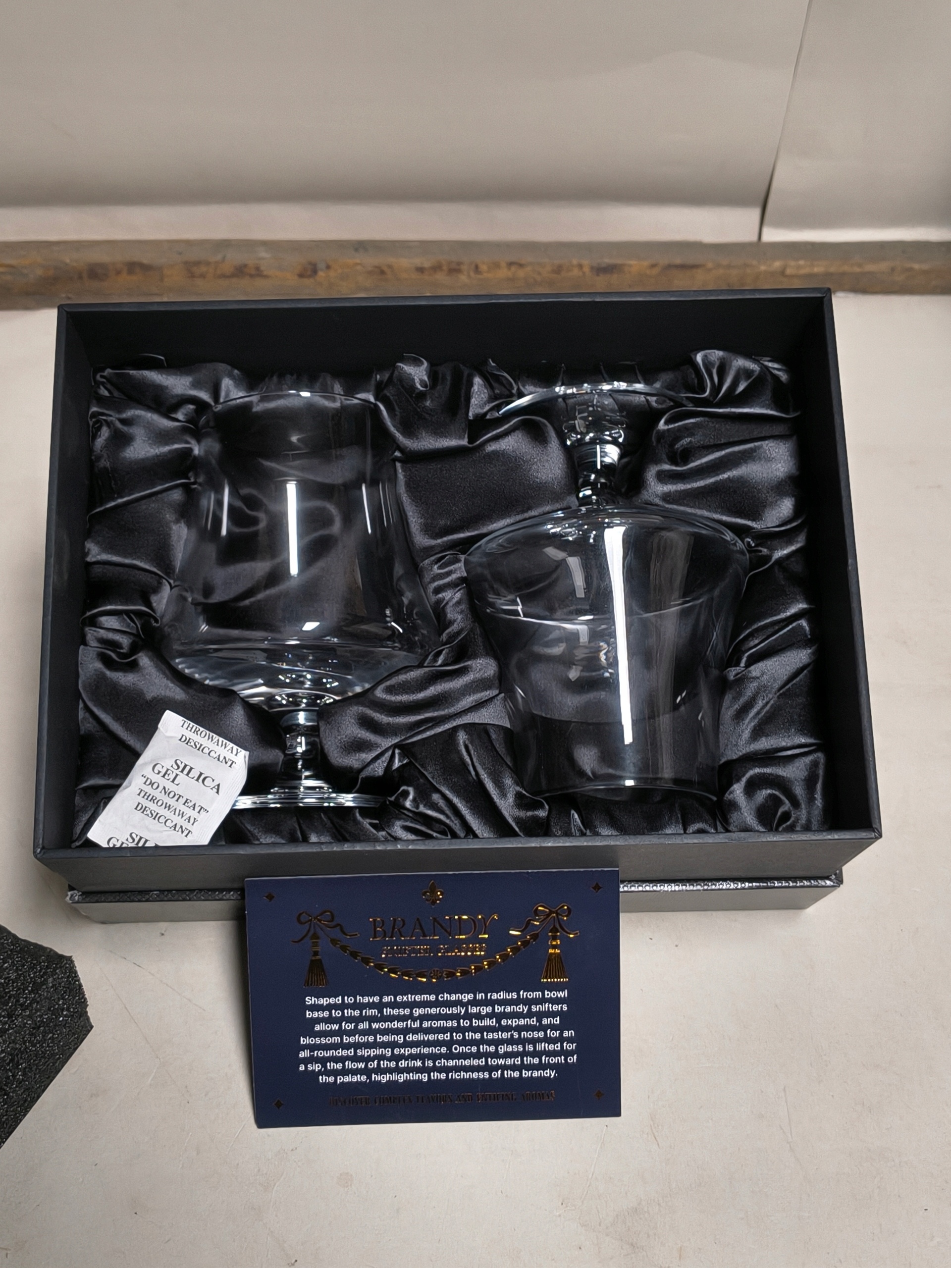 Kieliszki do brandy snifter 2 szt 450 ml szkło premium elegancki zestaw — zdjęcie 8