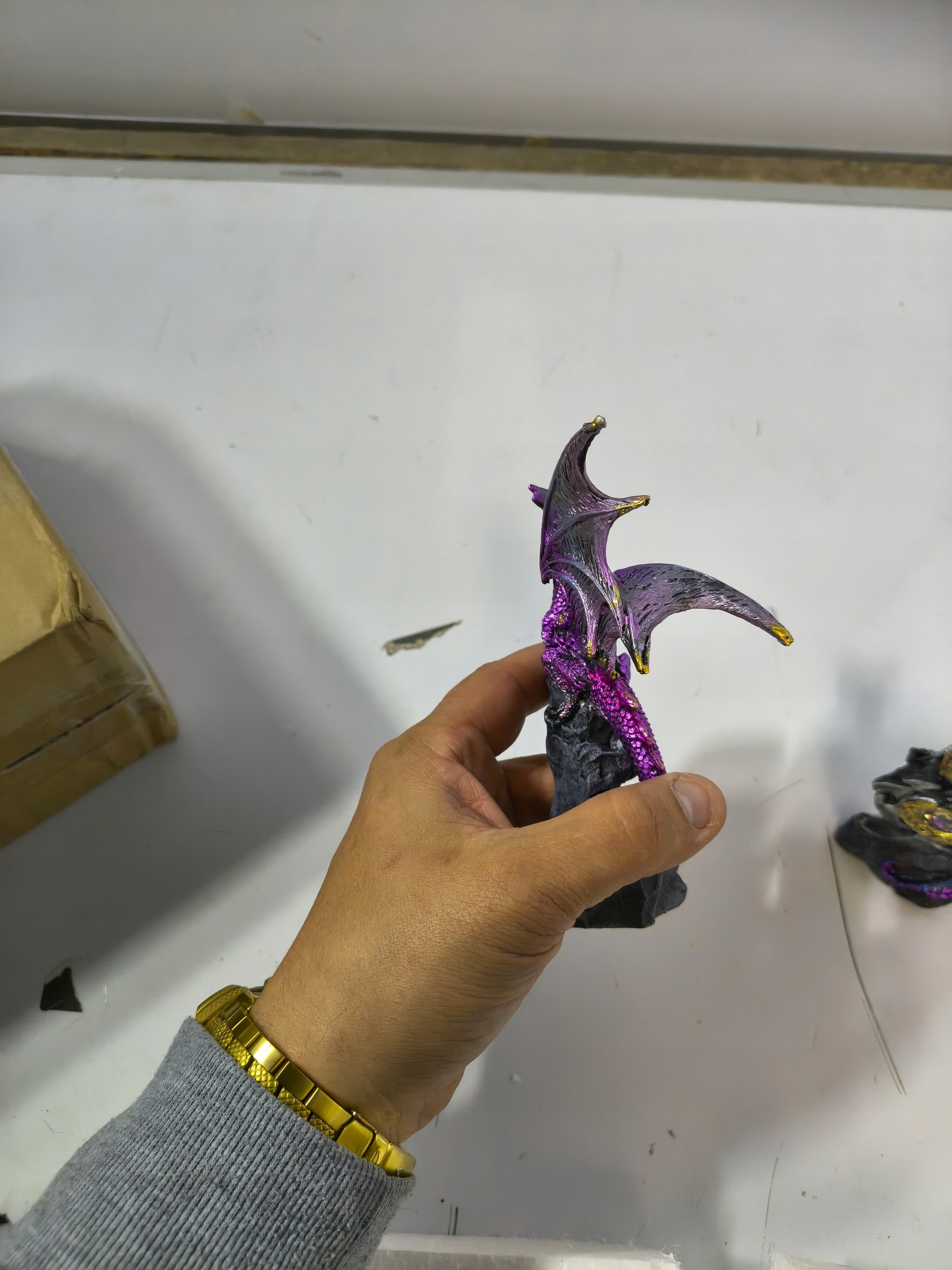 Zestaw 2 Figurek Smok Fantasy Nemesis Now Realm Protectors 15 cm Gothic — zdjęcie 11