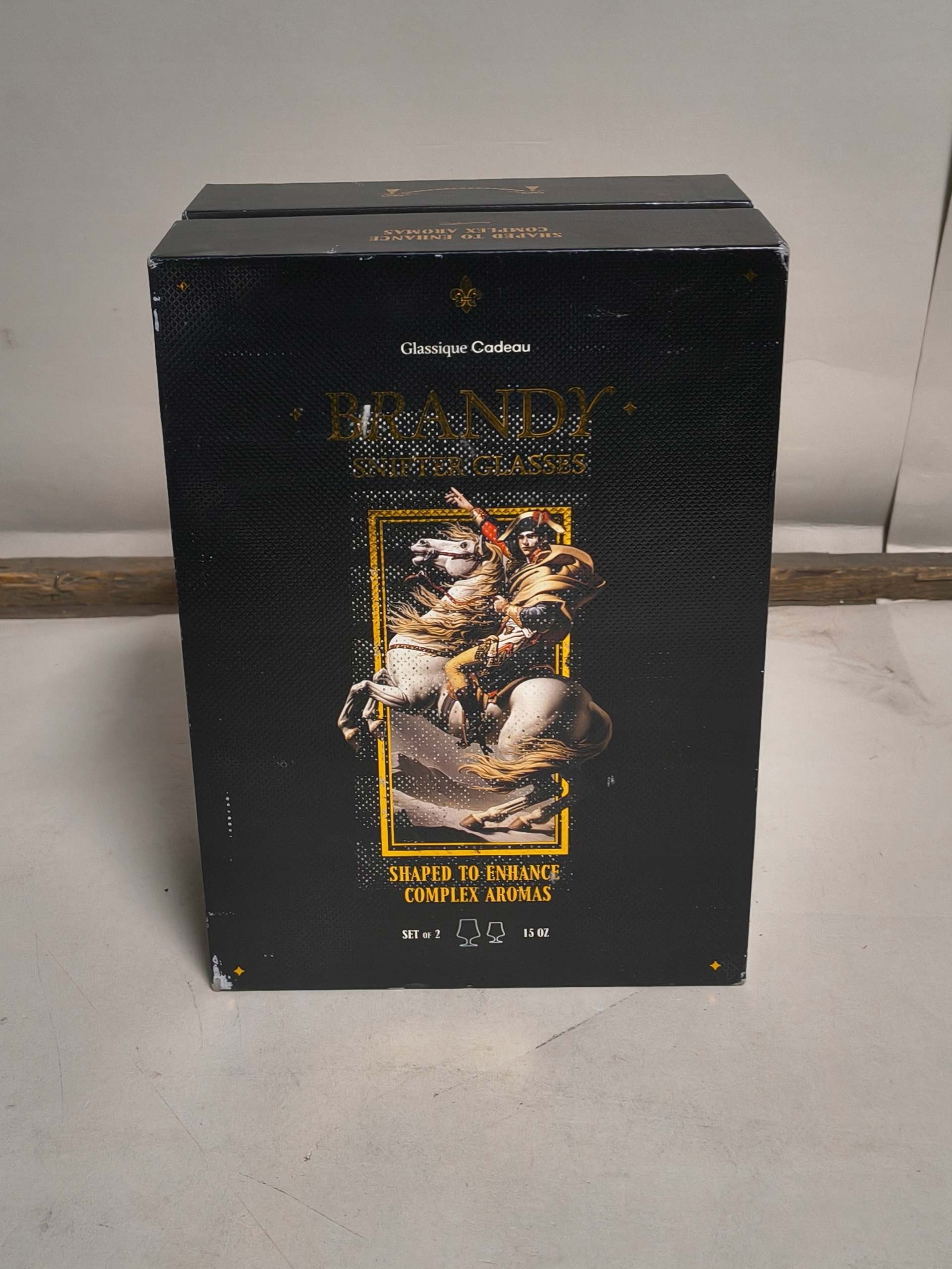 Kieliszki do brandy snifter 2 szt 450 ml szkło premium elegancki zestaw — zdjęcie 6