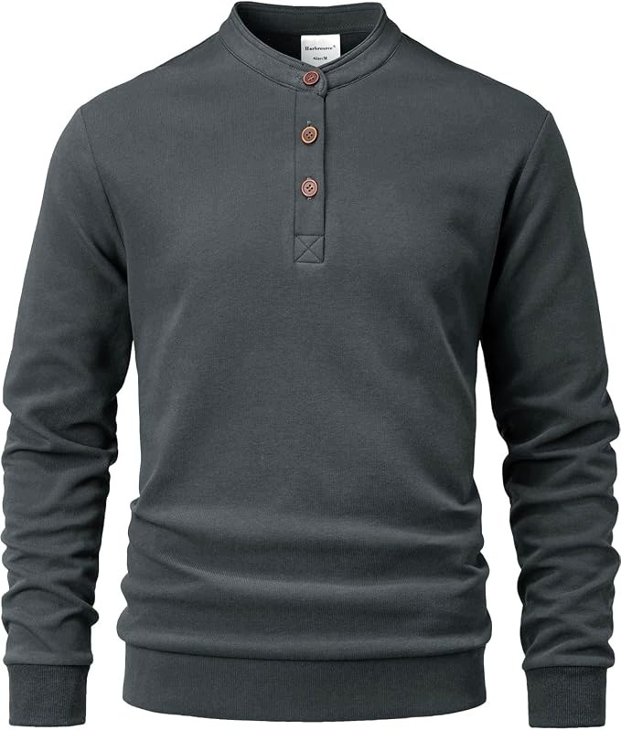 Męska bluza polo z długim rękawem mikropolar XL — zdjęcie 3