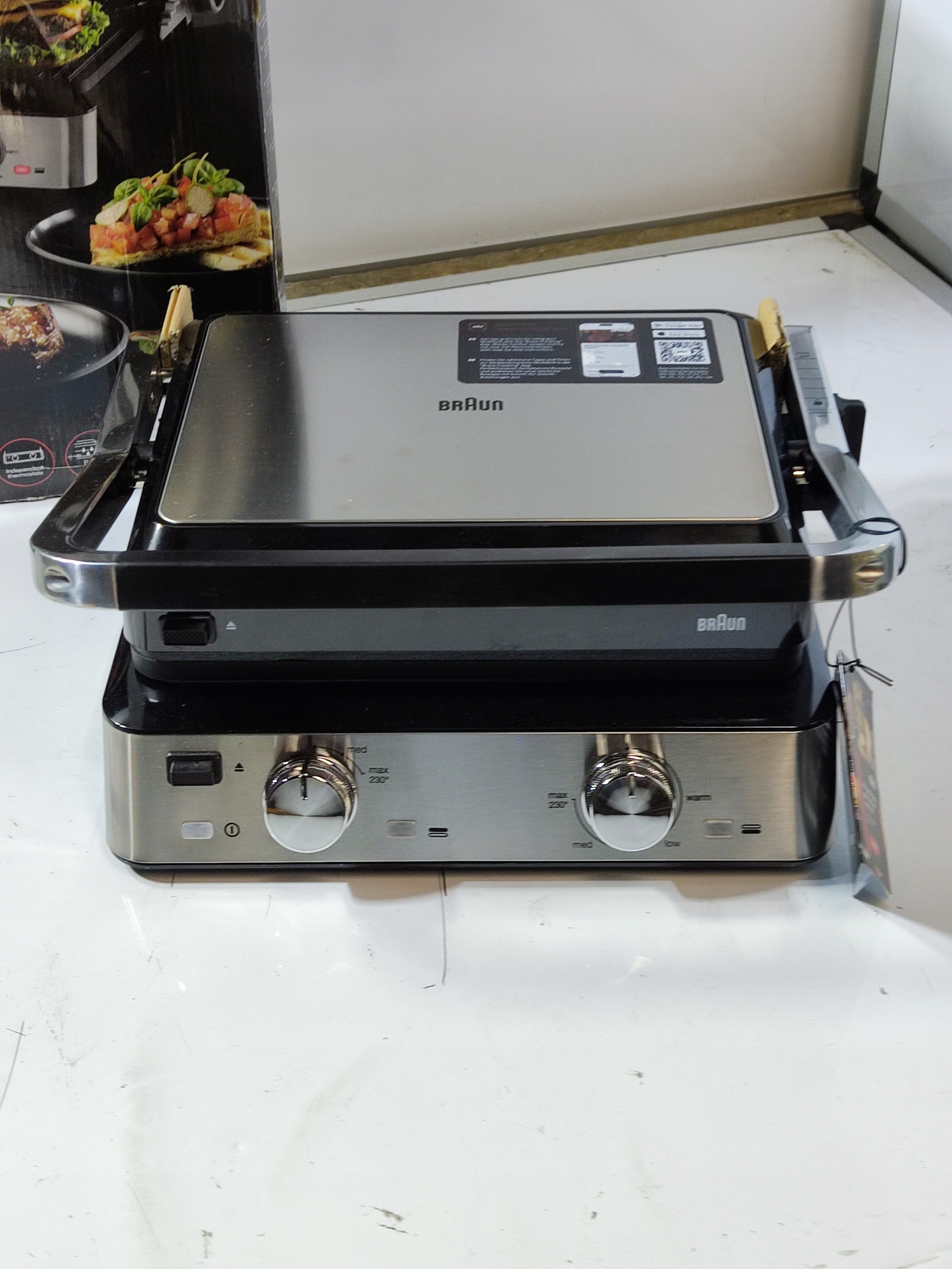 Braun MultiGrill 7 CG7020 Grill Elektryczny 2000W Kontaktowy Inox — zdjęcie 10