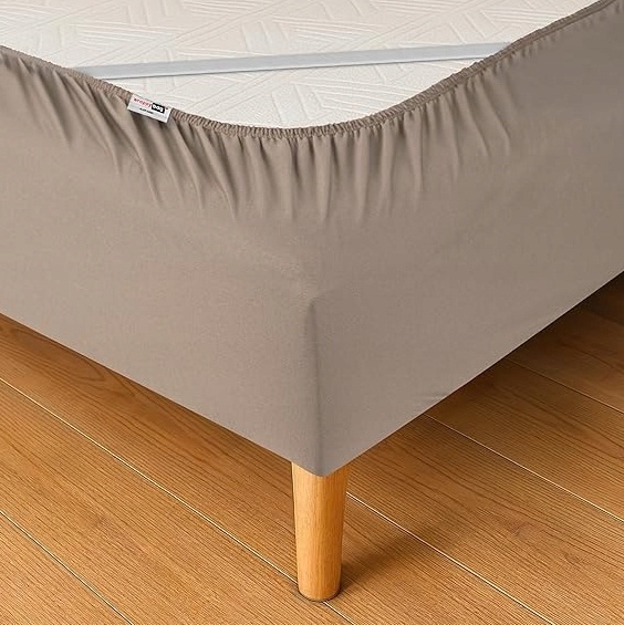 WrappyBag Pokrowiec osłona na materac 180x200x20 cm beżowy elastyczny — zdjęcie 3