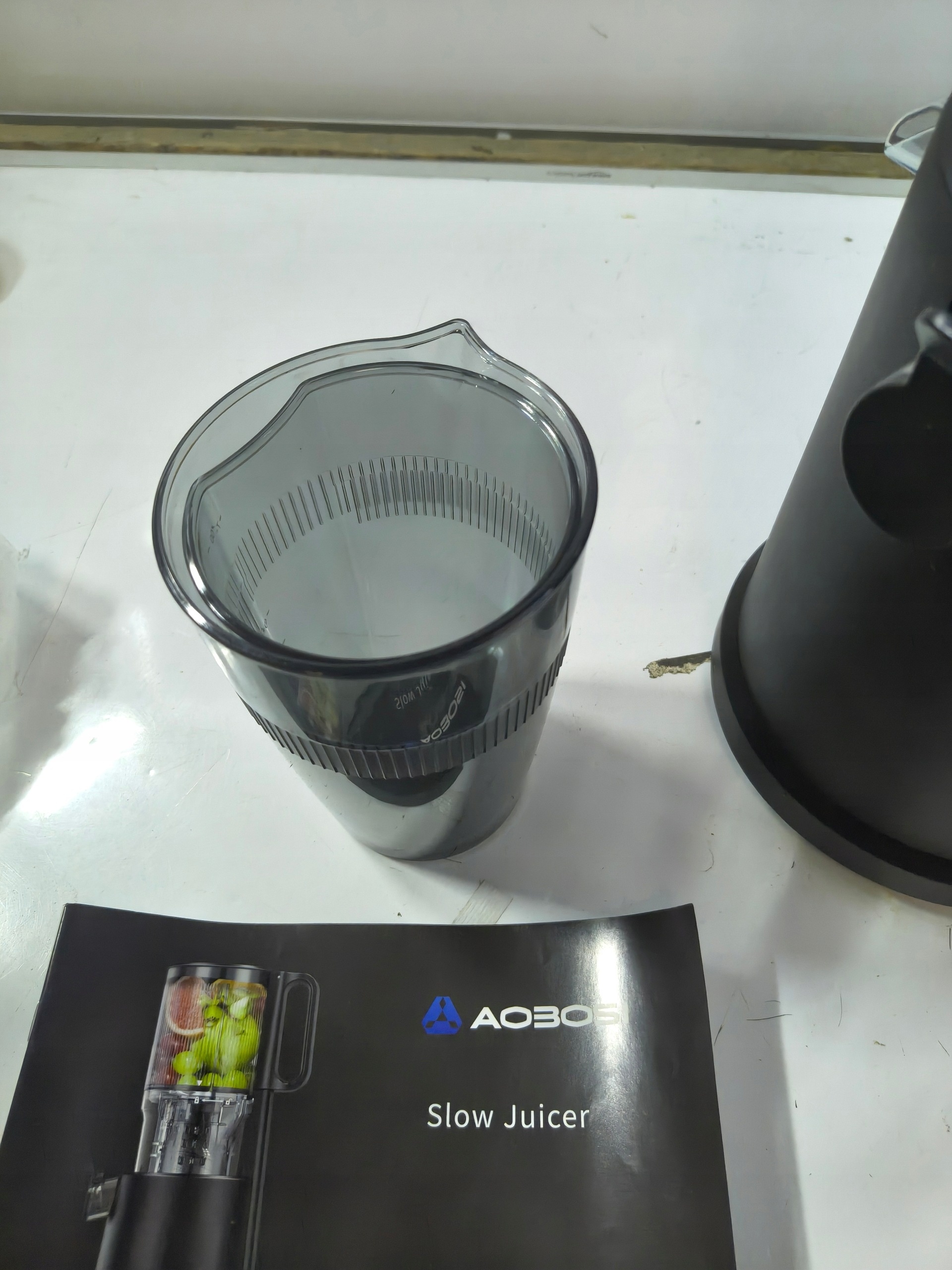Wyciskarka wolnoobrotowa AOBOSI ZM1907B 220W BPA Free Czarna — zdjęcie 5