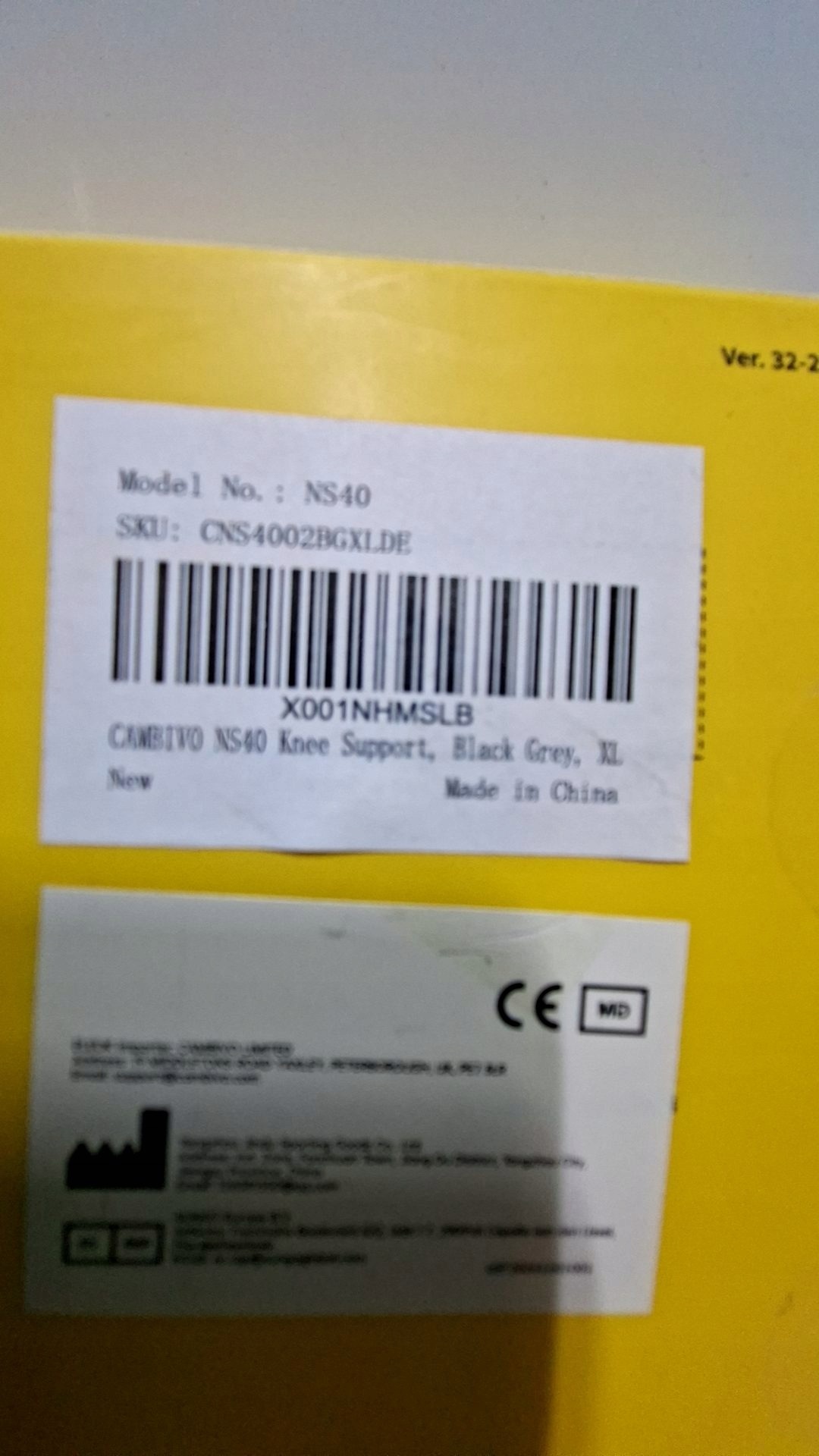 CAMBIVO stabilizator kolana NS40 XL — zdjęcie 3