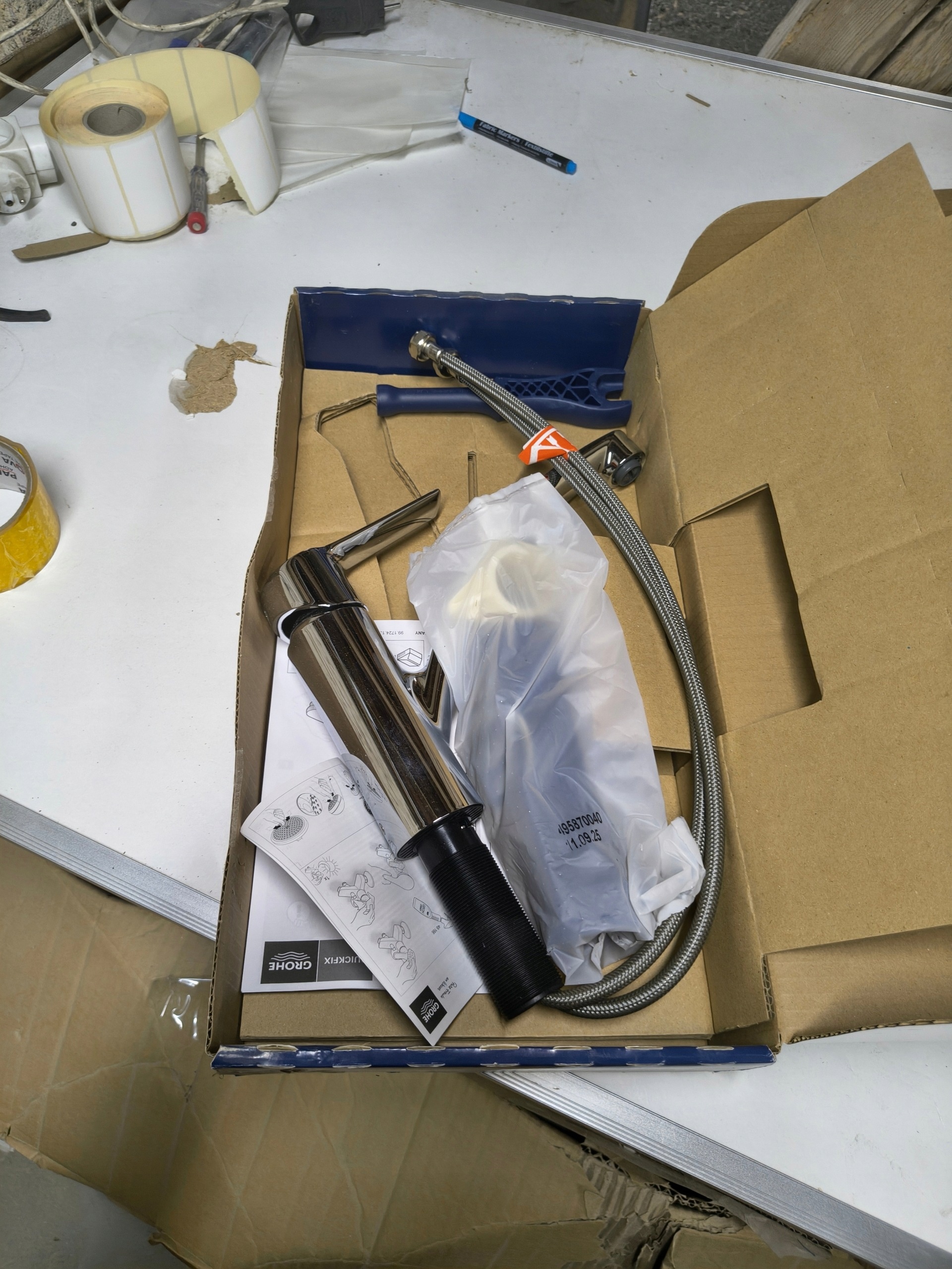 Bateria kuchenna stojąca Grohe Start srebrny — zdjęcie 4